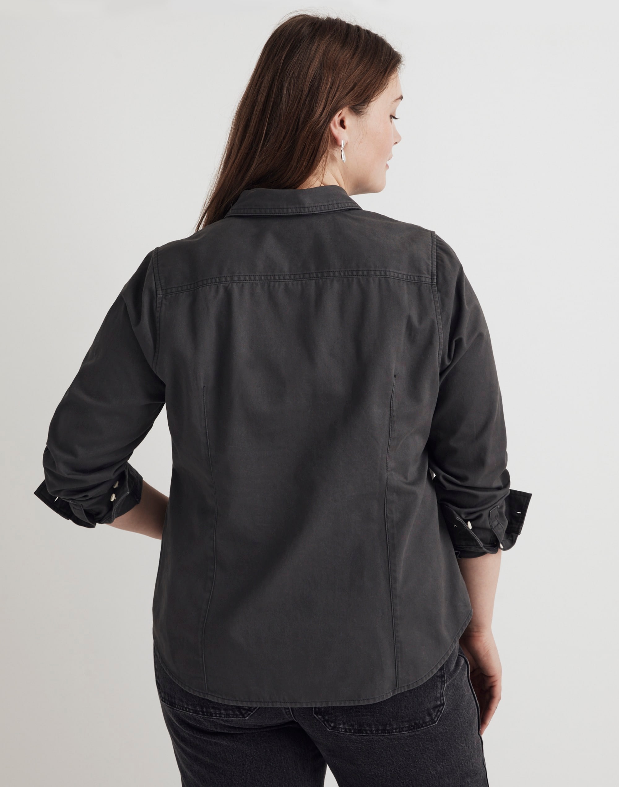 PLUS Darted Button-Up Shirt in (Re)generative Chino