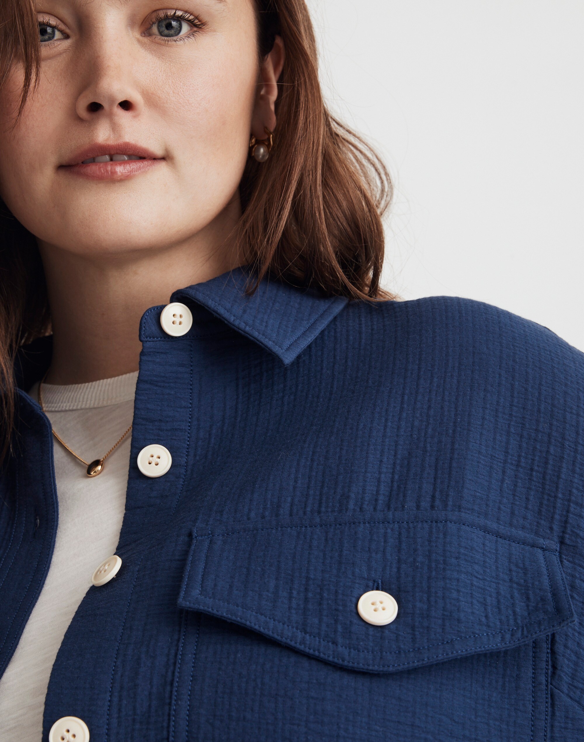 Plus Superoversized Shirt Jacket