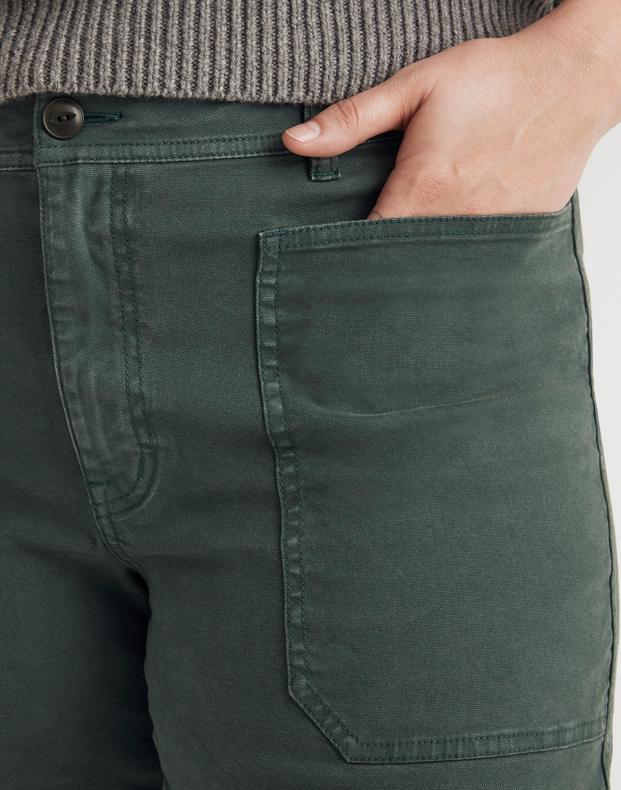 The Plus '90s Straight Cargo Pant in Garment-Dyed Canvas