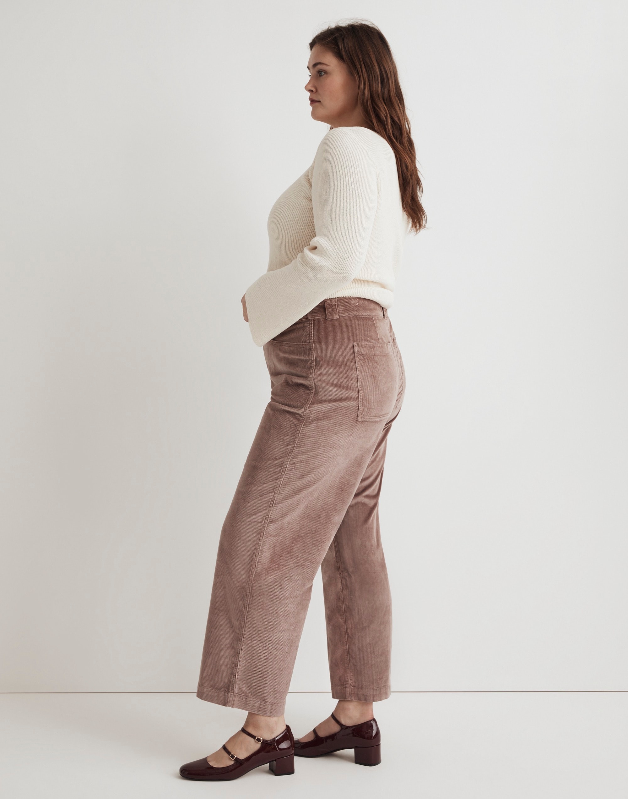 Plus Emmett 2.0 Wide-Leg Pants in Corduroy: Button-Fly Edition