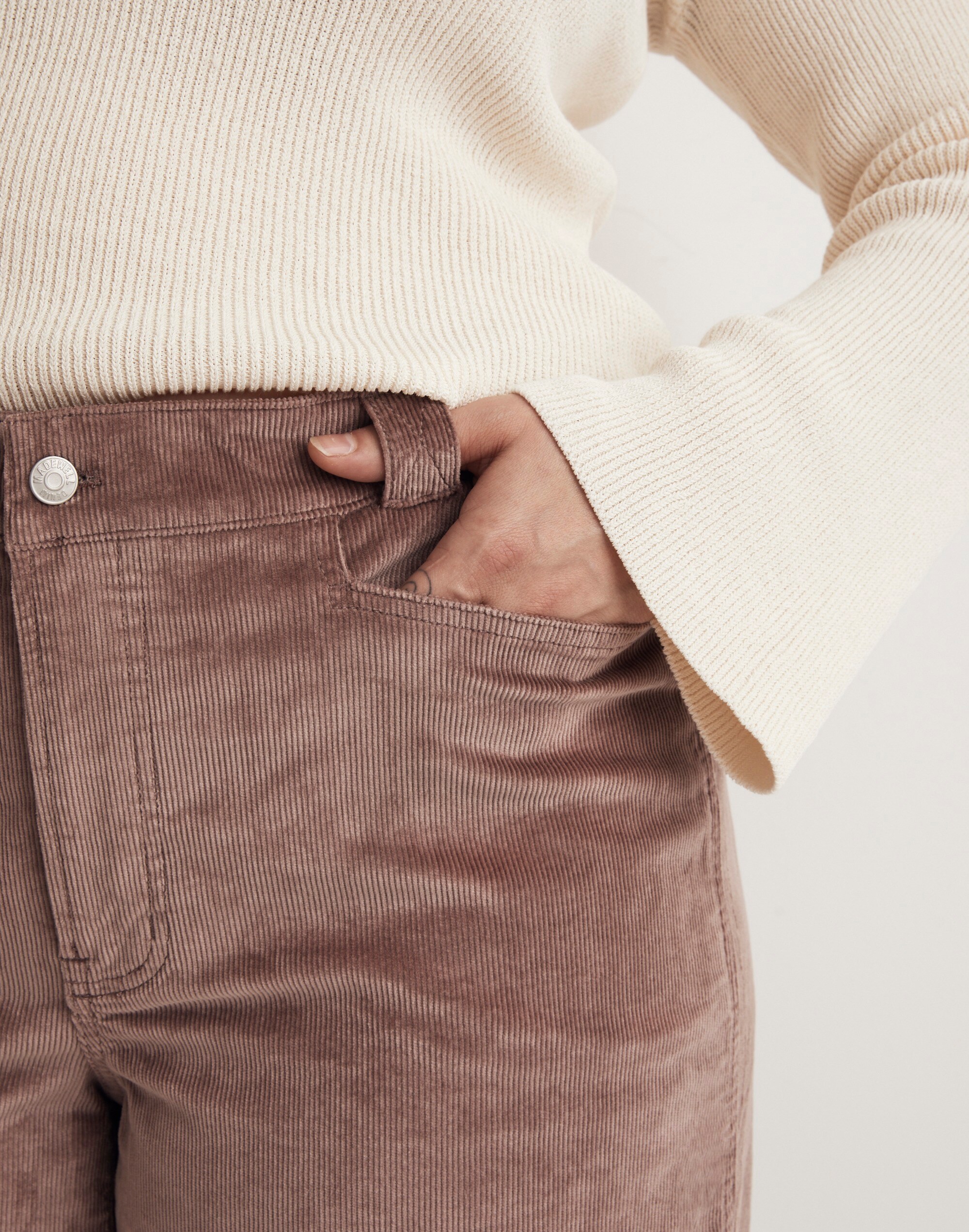 Plus Emmett 2.0 Wide-Leg Pants in Corduroy: Button-Fly Edition
