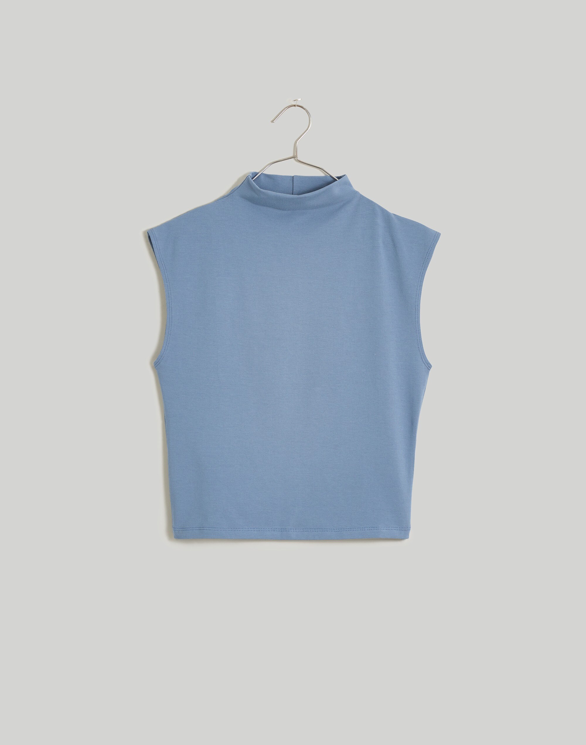 Funnelneck Cropped Muscle Tee