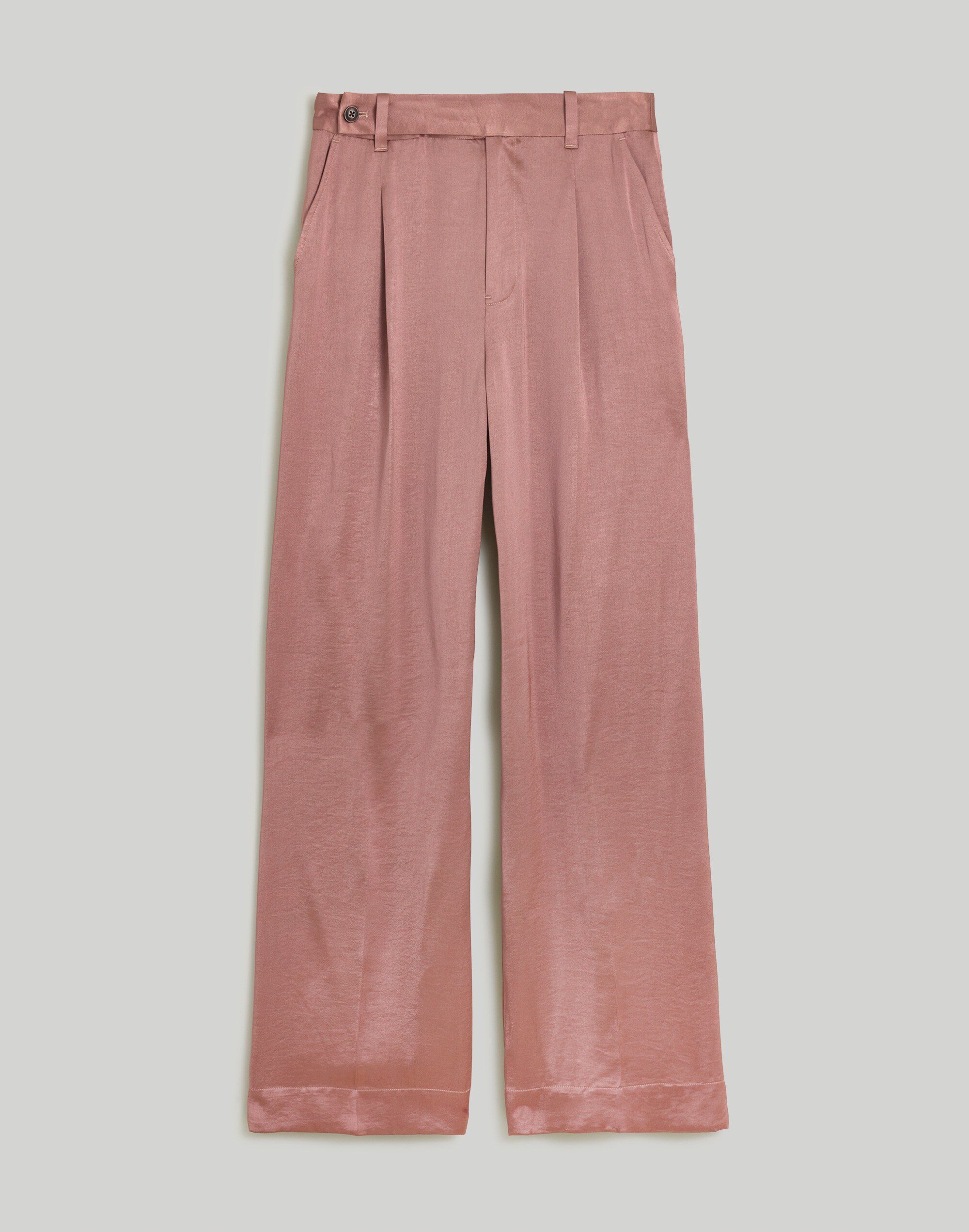 The Harlow Wide-Leg Pant in Satin