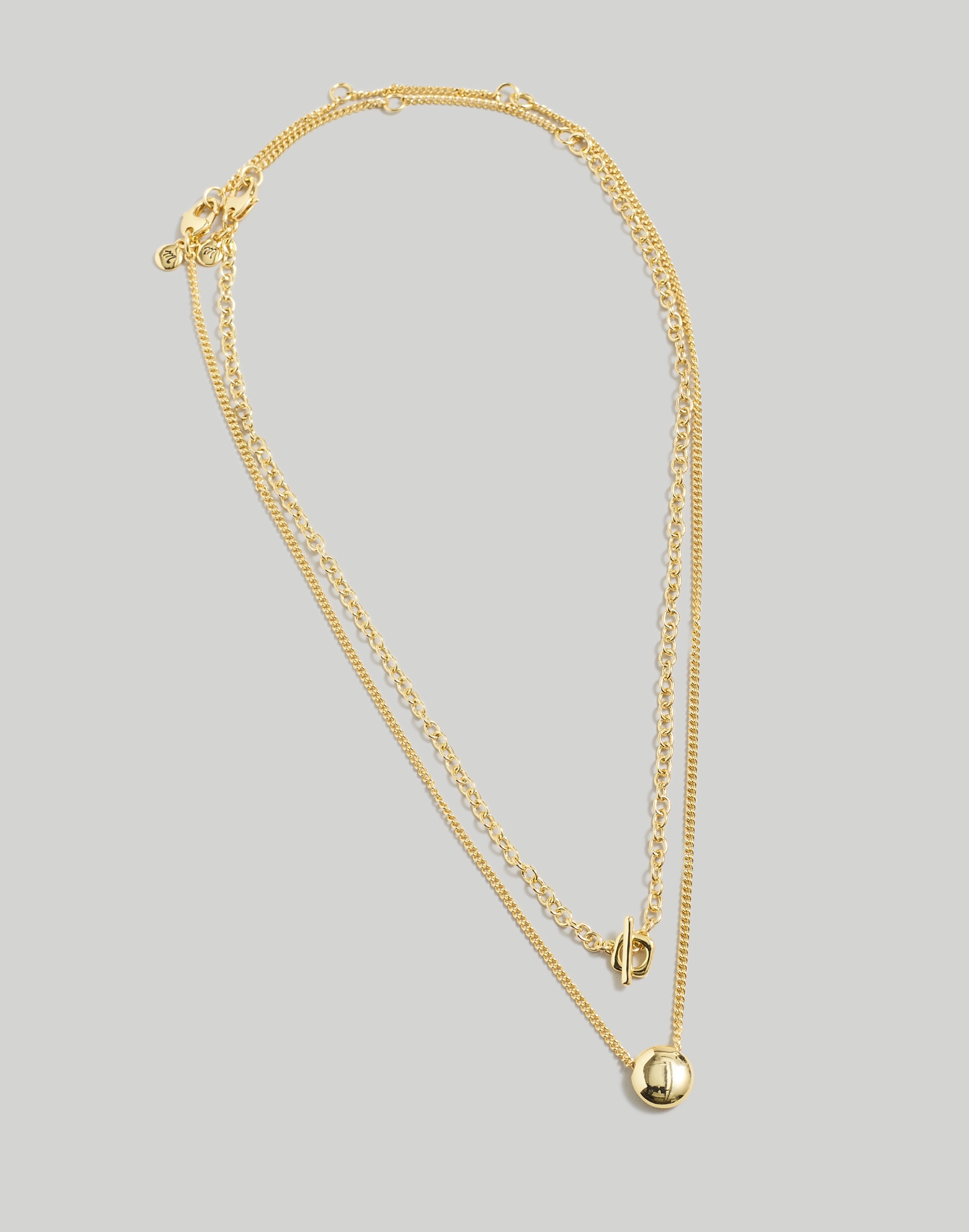 Two-Pack Toggle Necklace Set