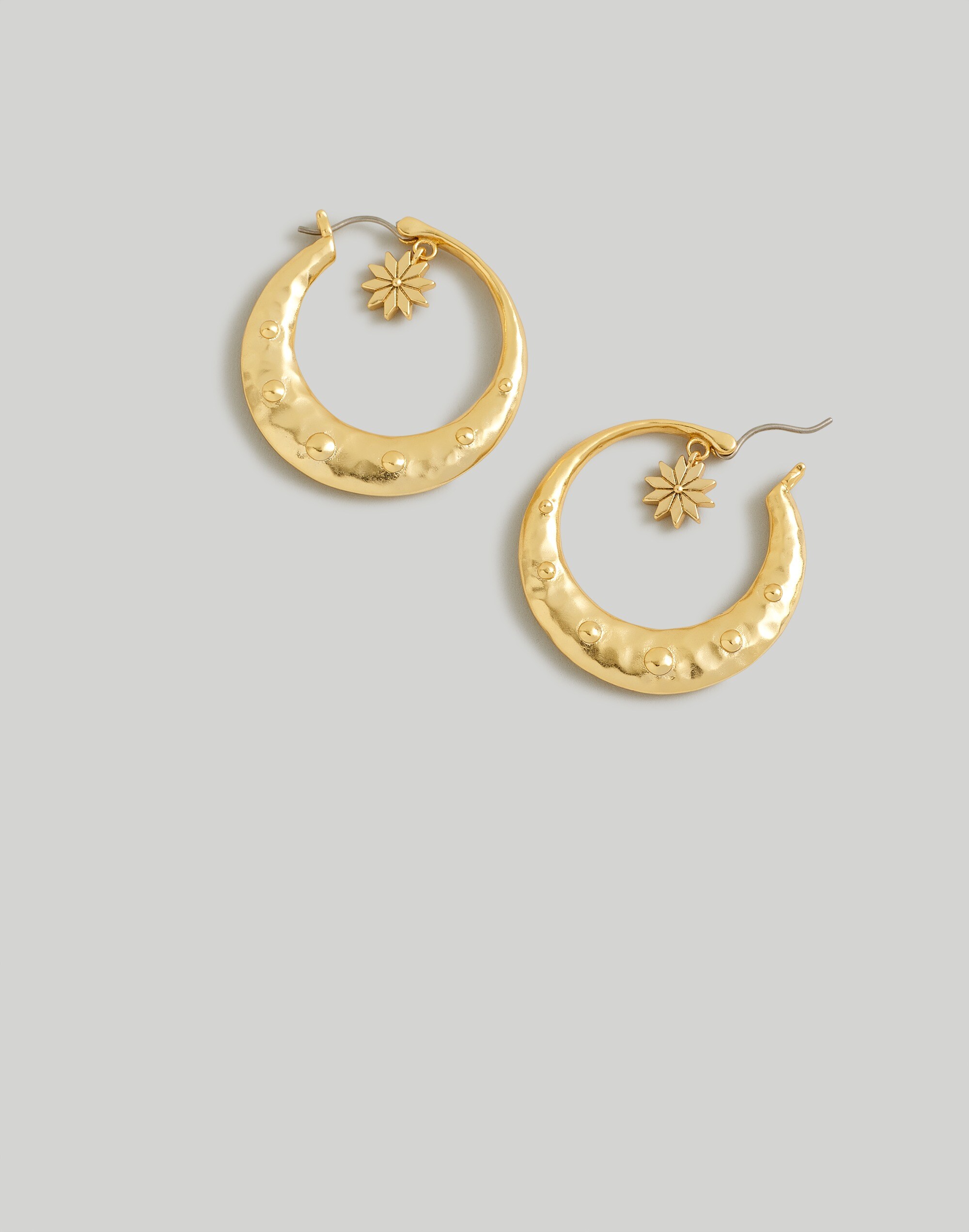 Celestial Charm Hoop Earrings
