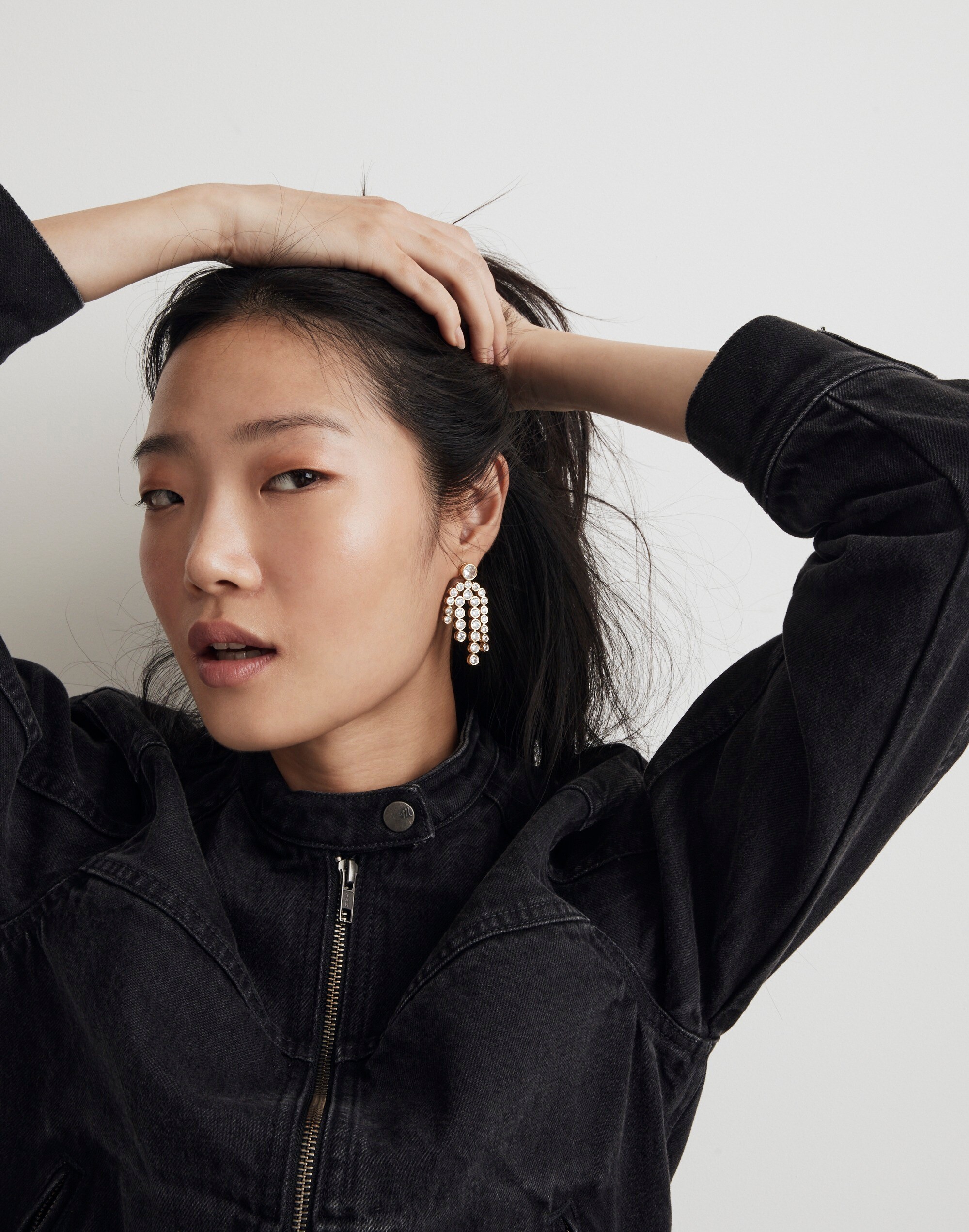 The Tennis Collection Bezel Set Crystal Statement Earrings