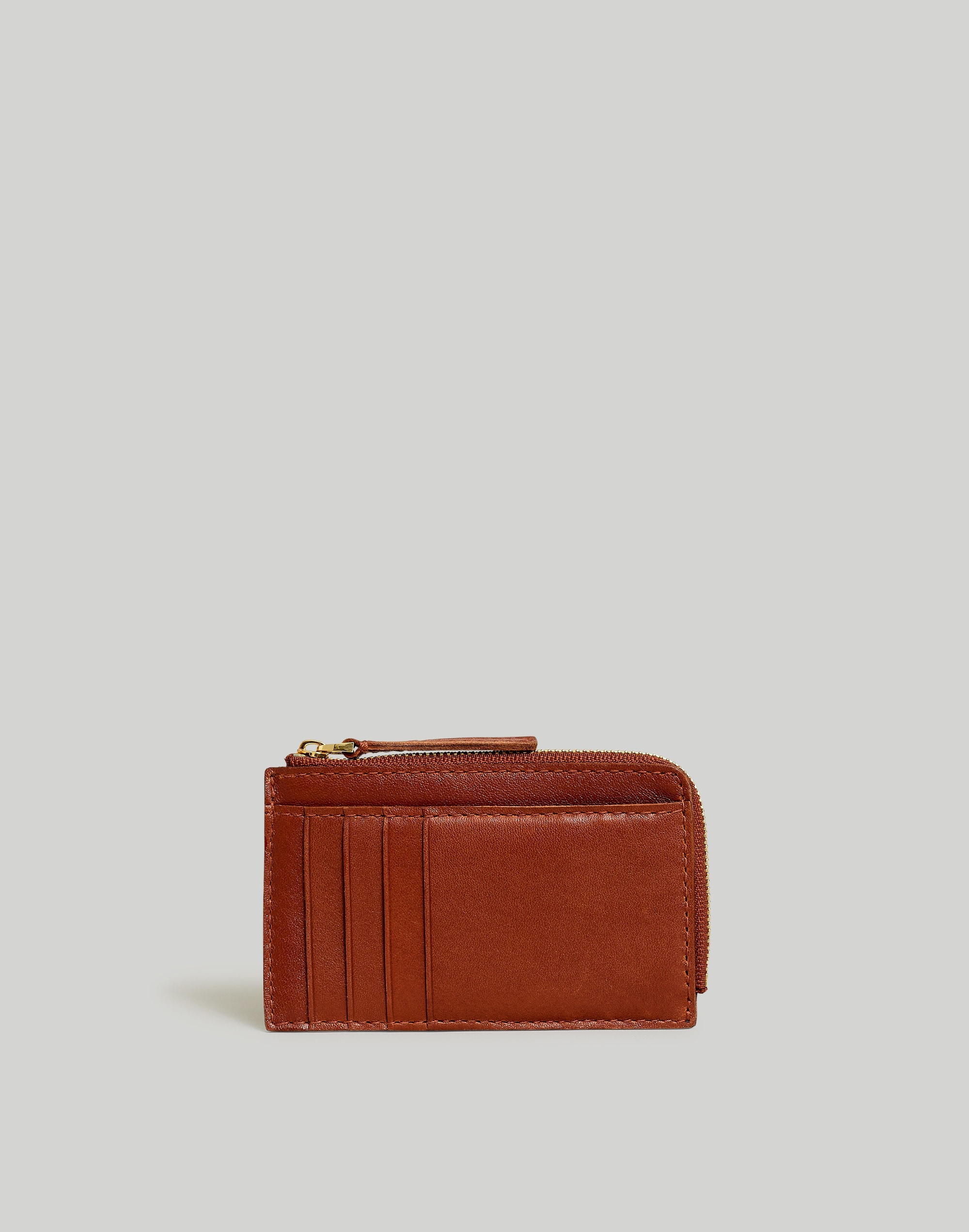 Mw The Zip Card Case Wallet In Red