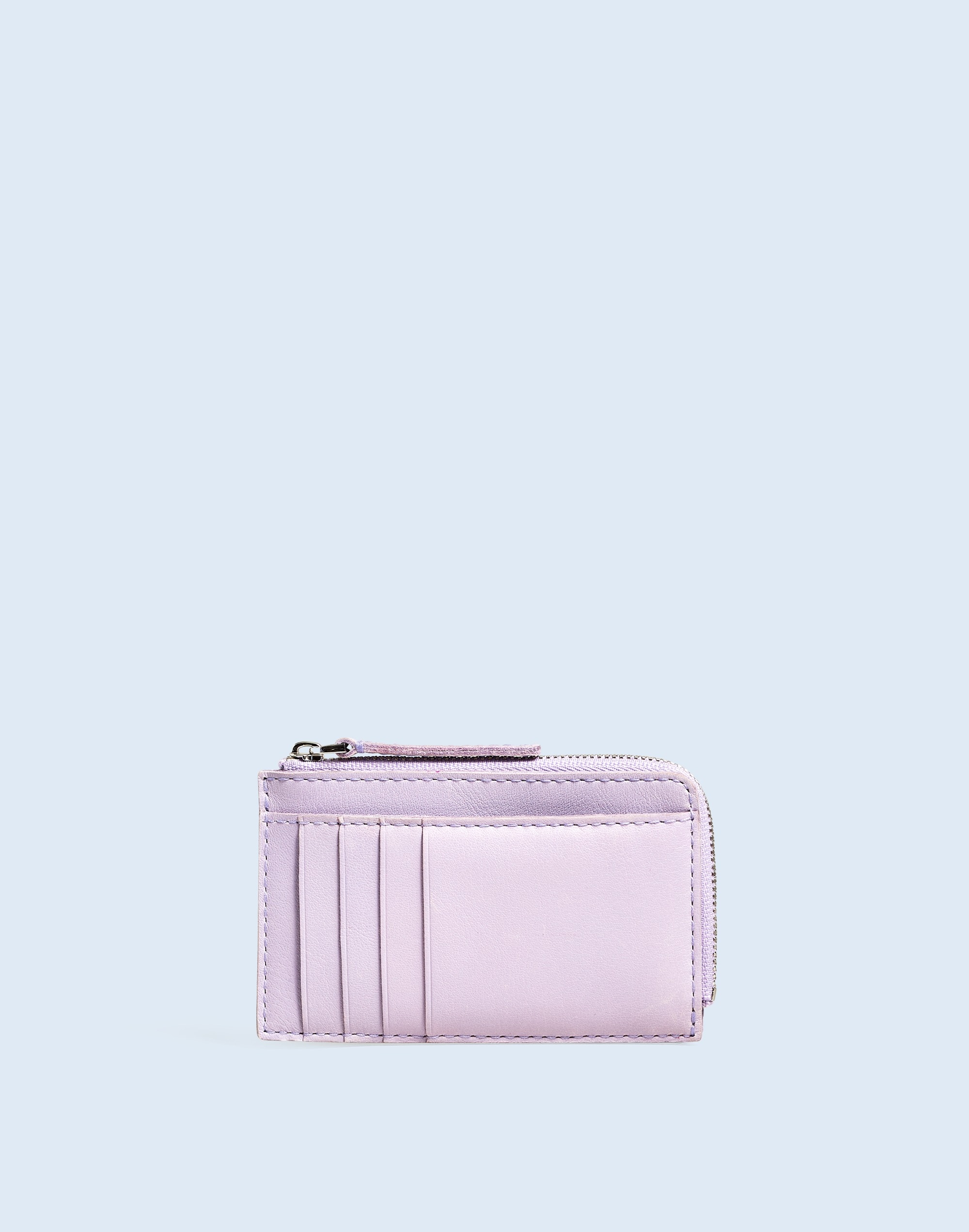 Mw The Zip Card Case Wallet In Whisper Violet