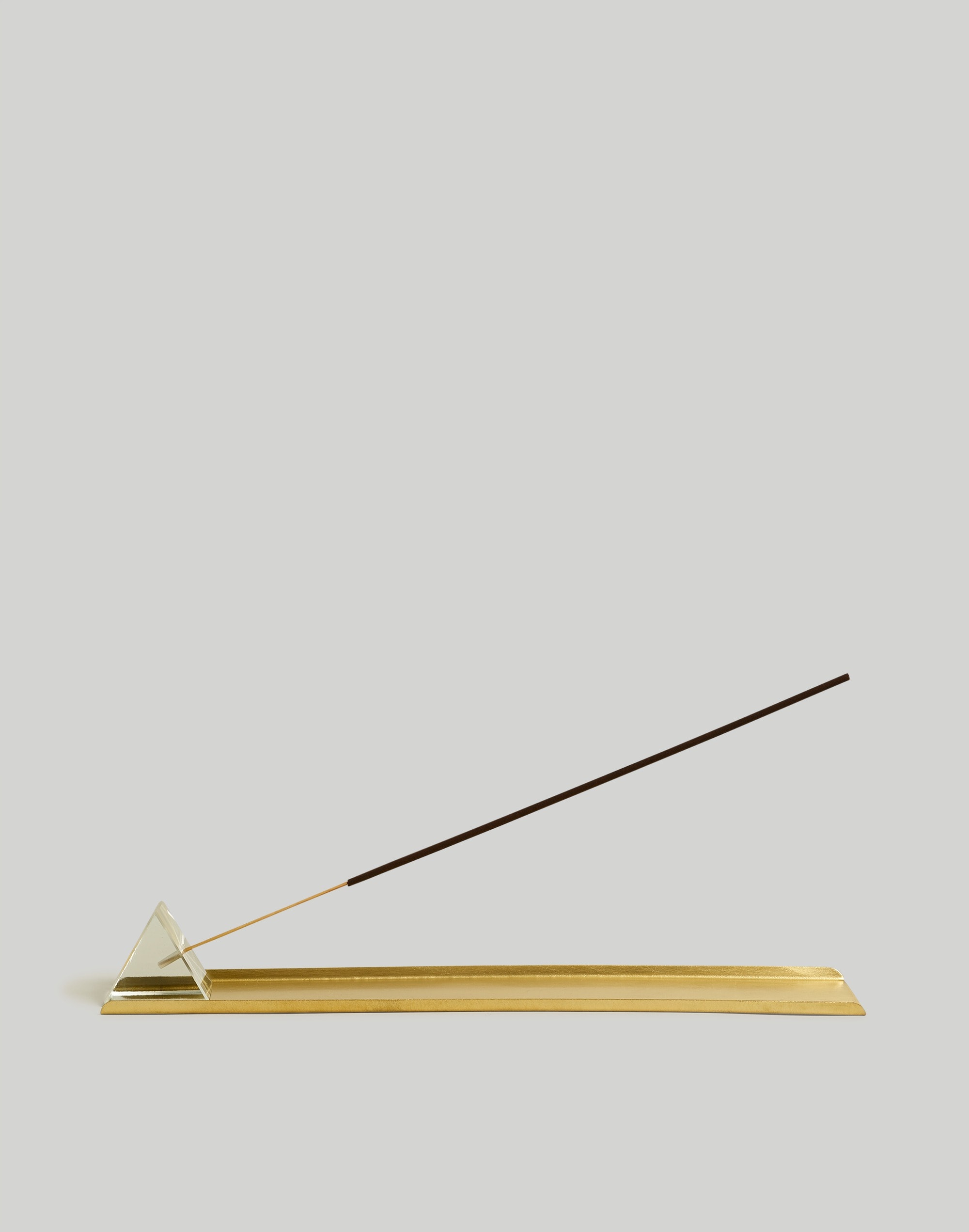 PUEBCO® Prism Incense Holder with Brass Tray