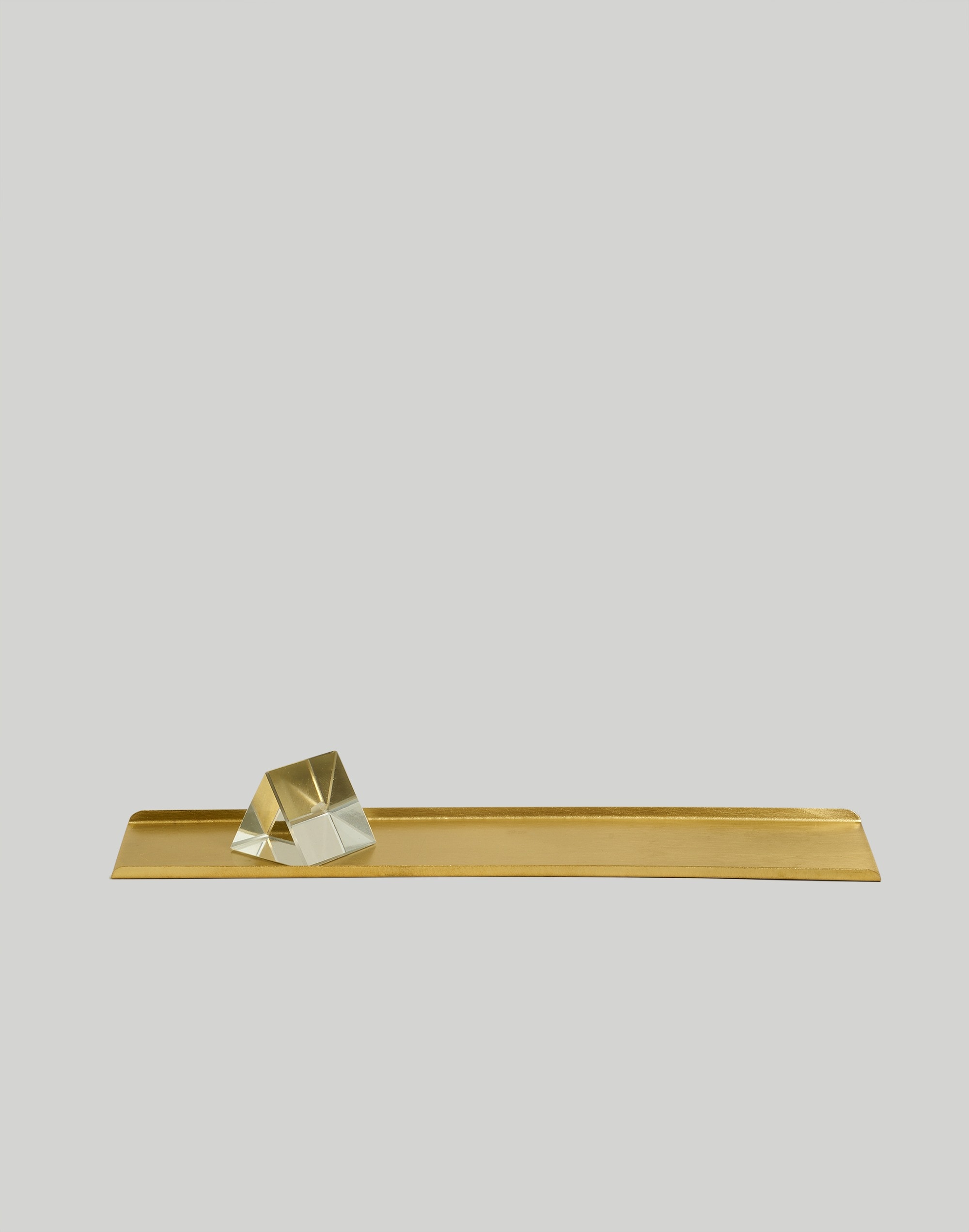 PUEBCO® Prism Incense Holder with Brass Tray
