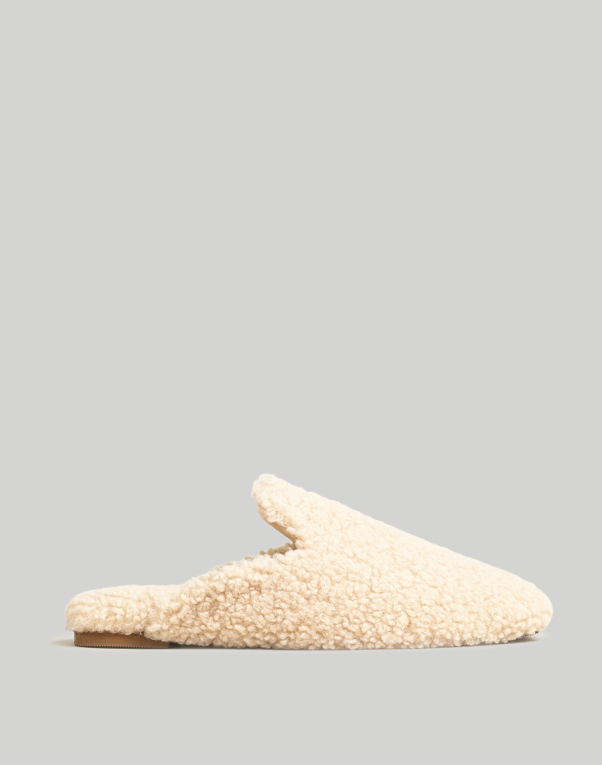 The Ezra Slipper in Faux Shearling
