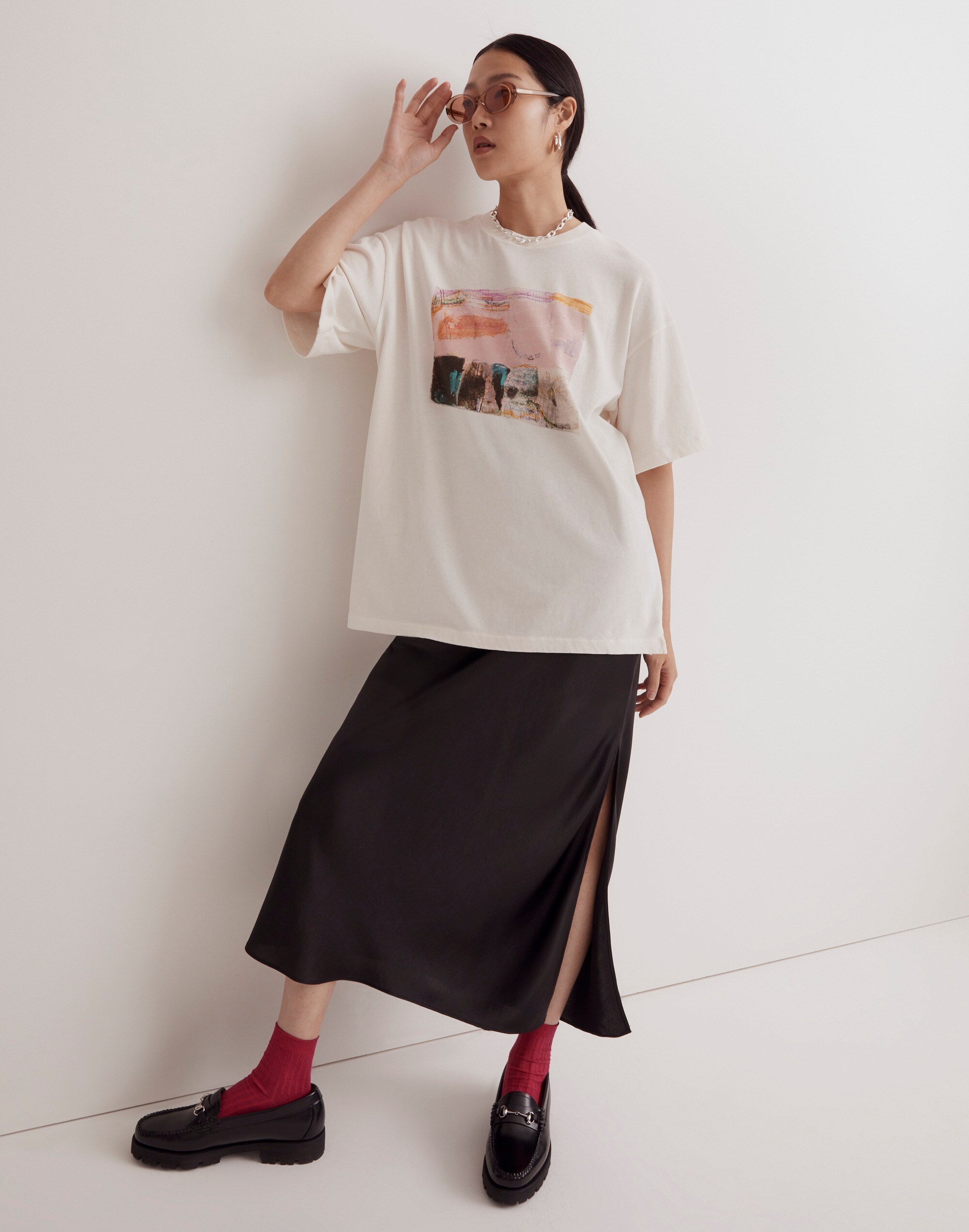 Madewell x Creative Growth Nicole Storm Graphic Ex-Boyfriend Tee