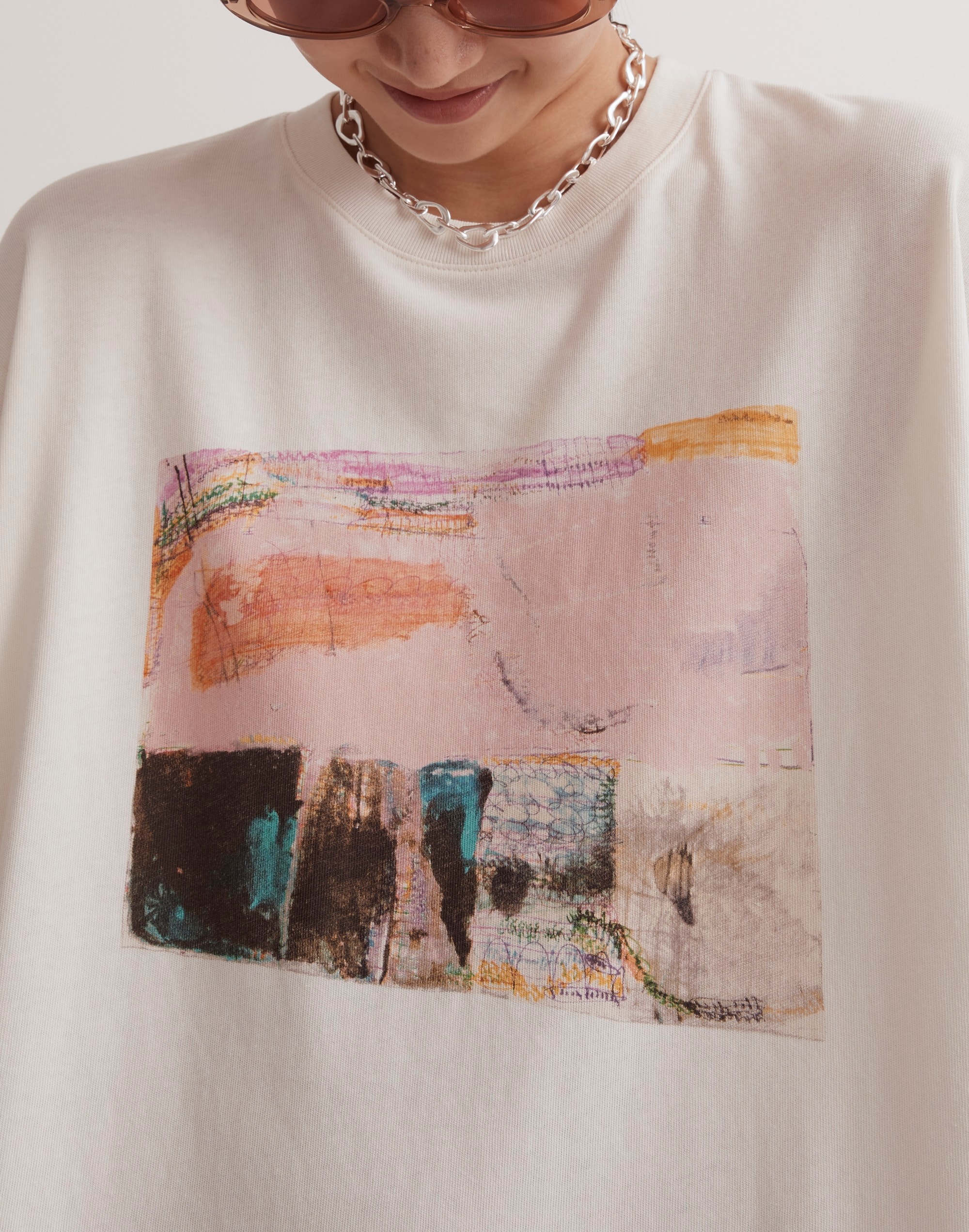 Madewell x Creative Growth Nicole Storm Graphic Ex-Boyfriend Tee