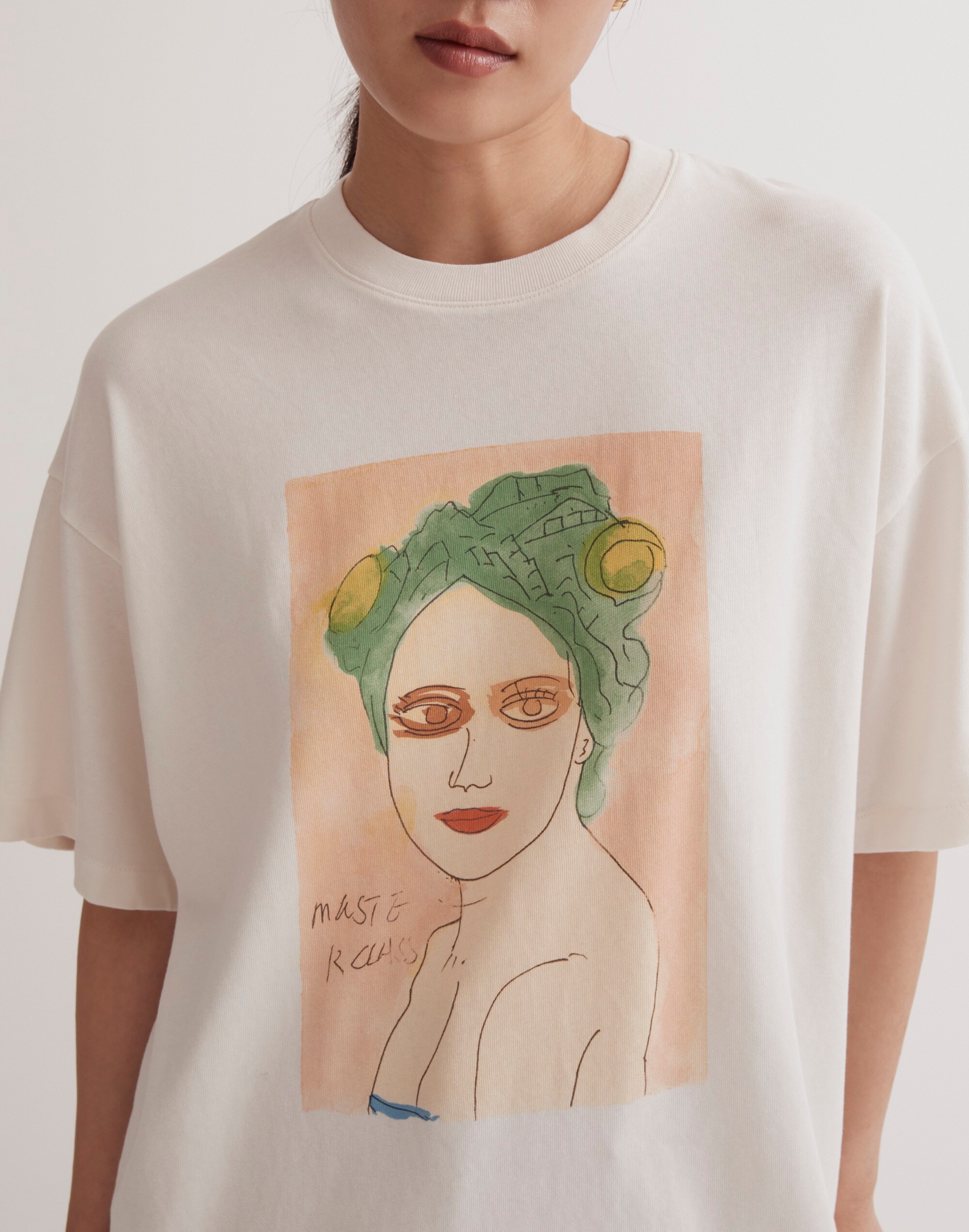 Madewell x Creative Growth Ying Ge Zhou Graphic Ex-Boyfriend Tee