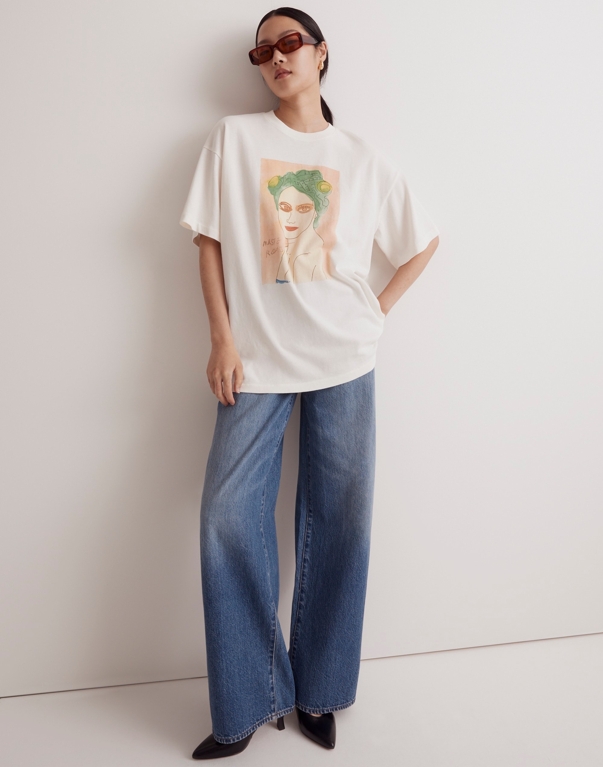 Madewell x Creative Growth Ying Ge Zhou Graphic Ex-Boyfriend Tee