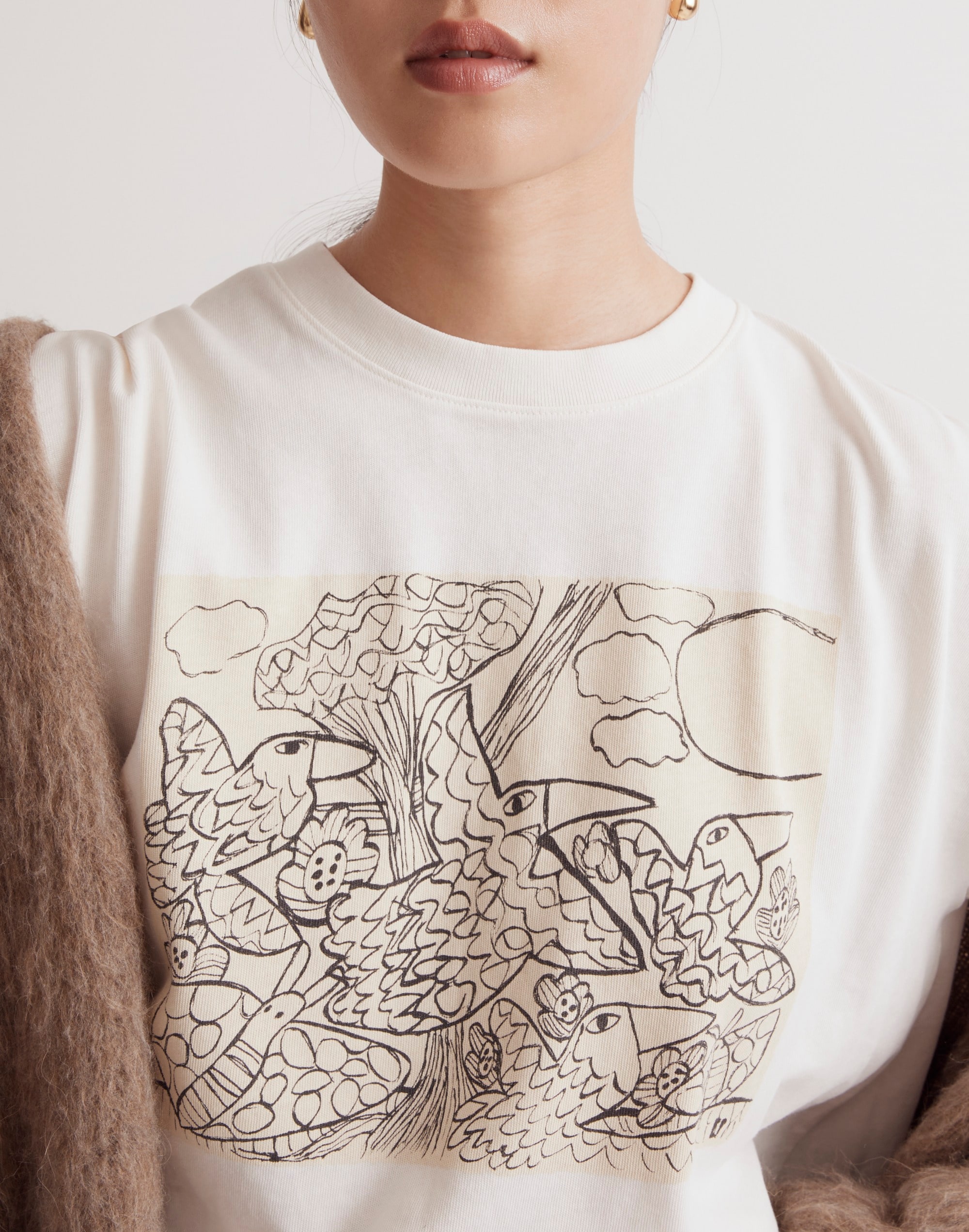 Madewell x Creative Growth Gina Damerell Graphic Ex-Boyfriend Tee