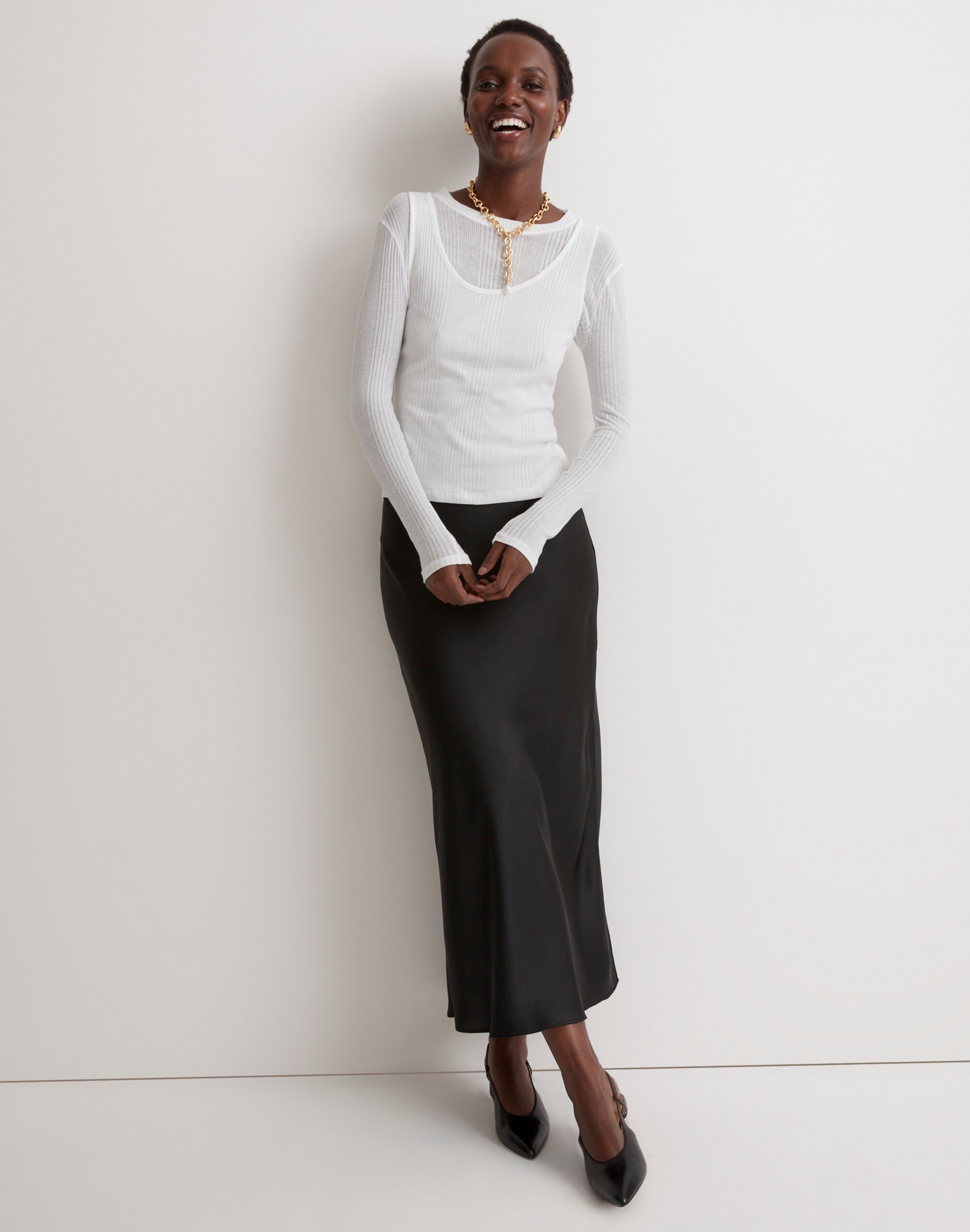 Variegated Ribbed Scoopneck Tank