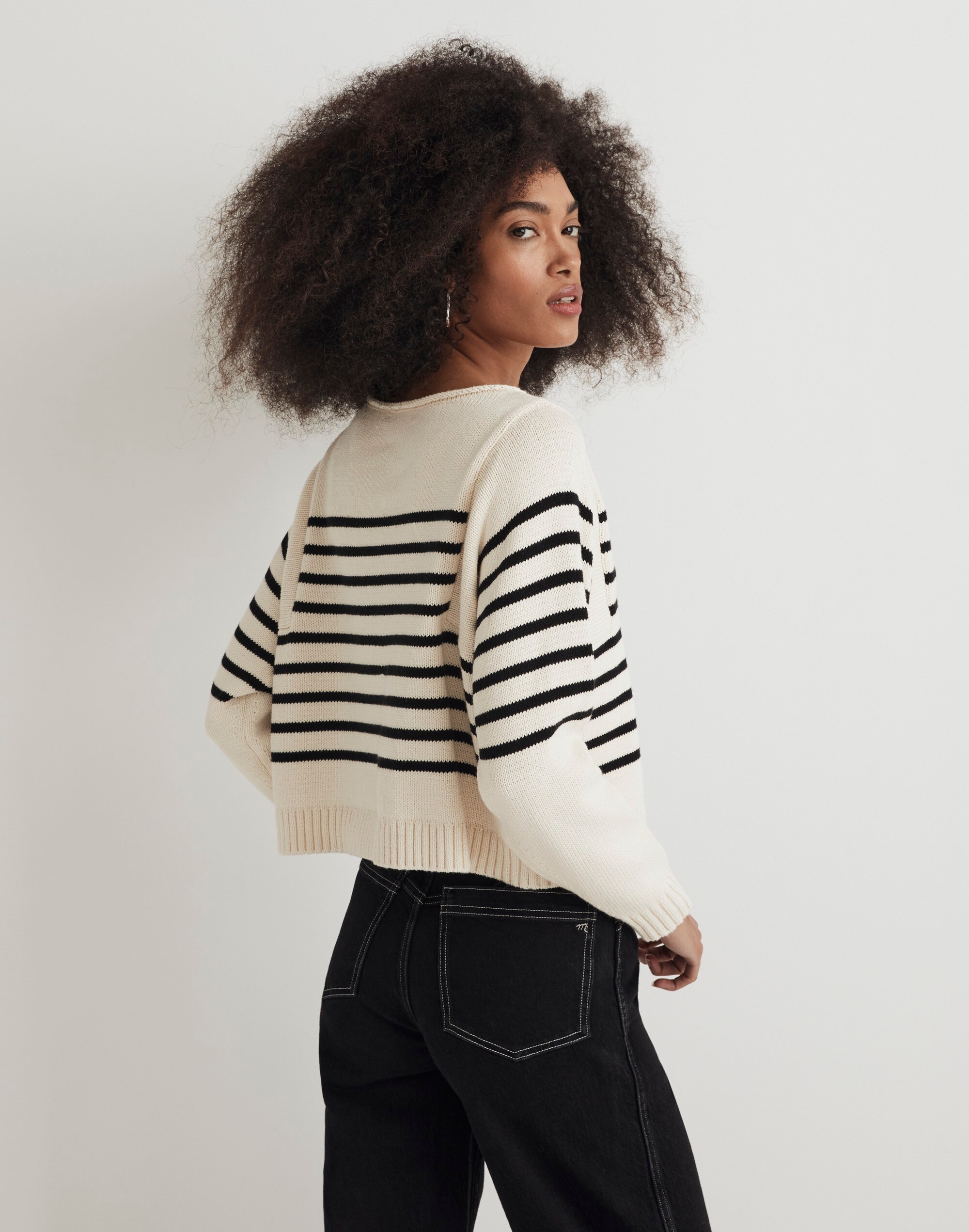 Rolled-Neck Pullover Sweater
