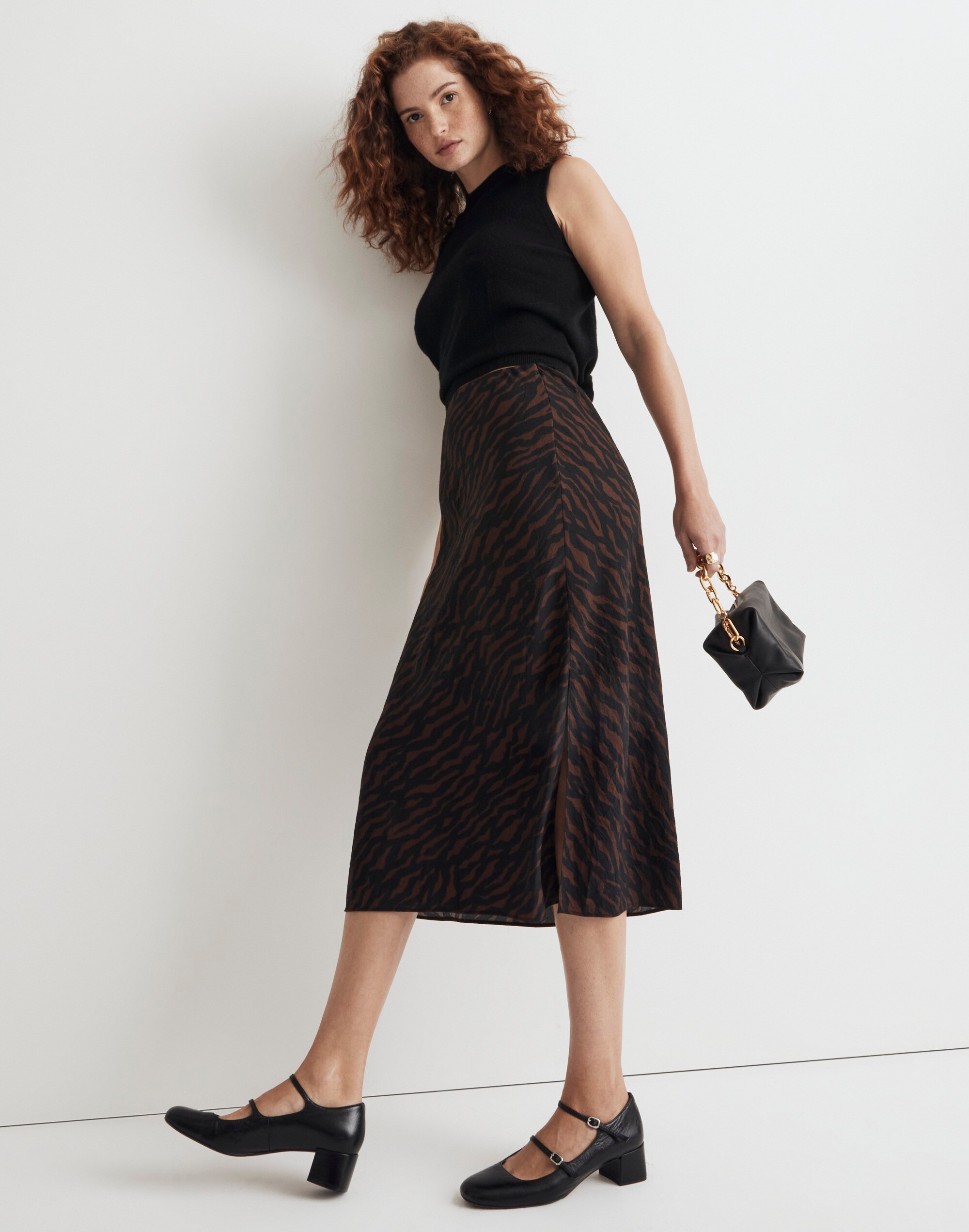 The Layton Midi Slip Skirt