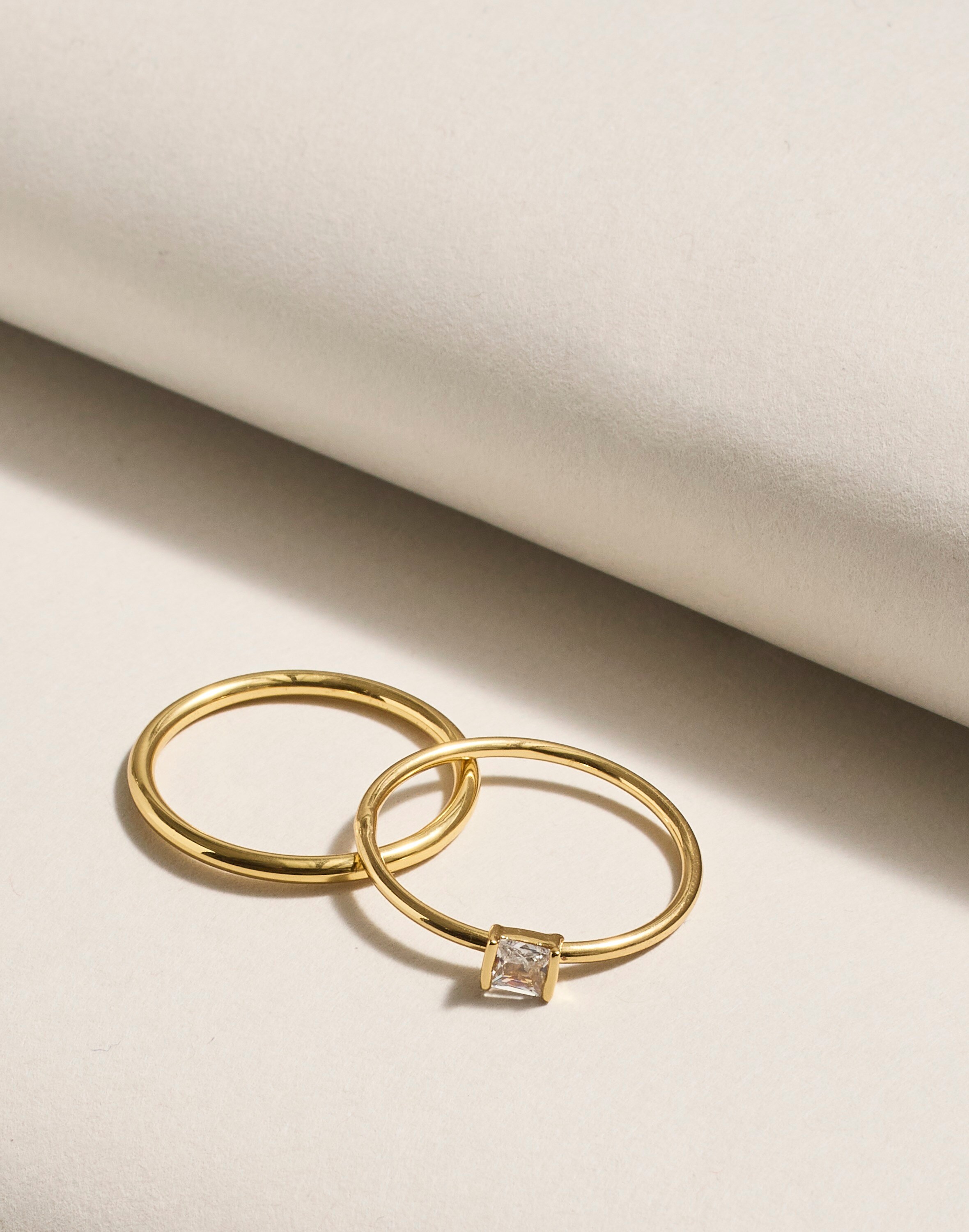 Demi-Fine Stacking Ring Set