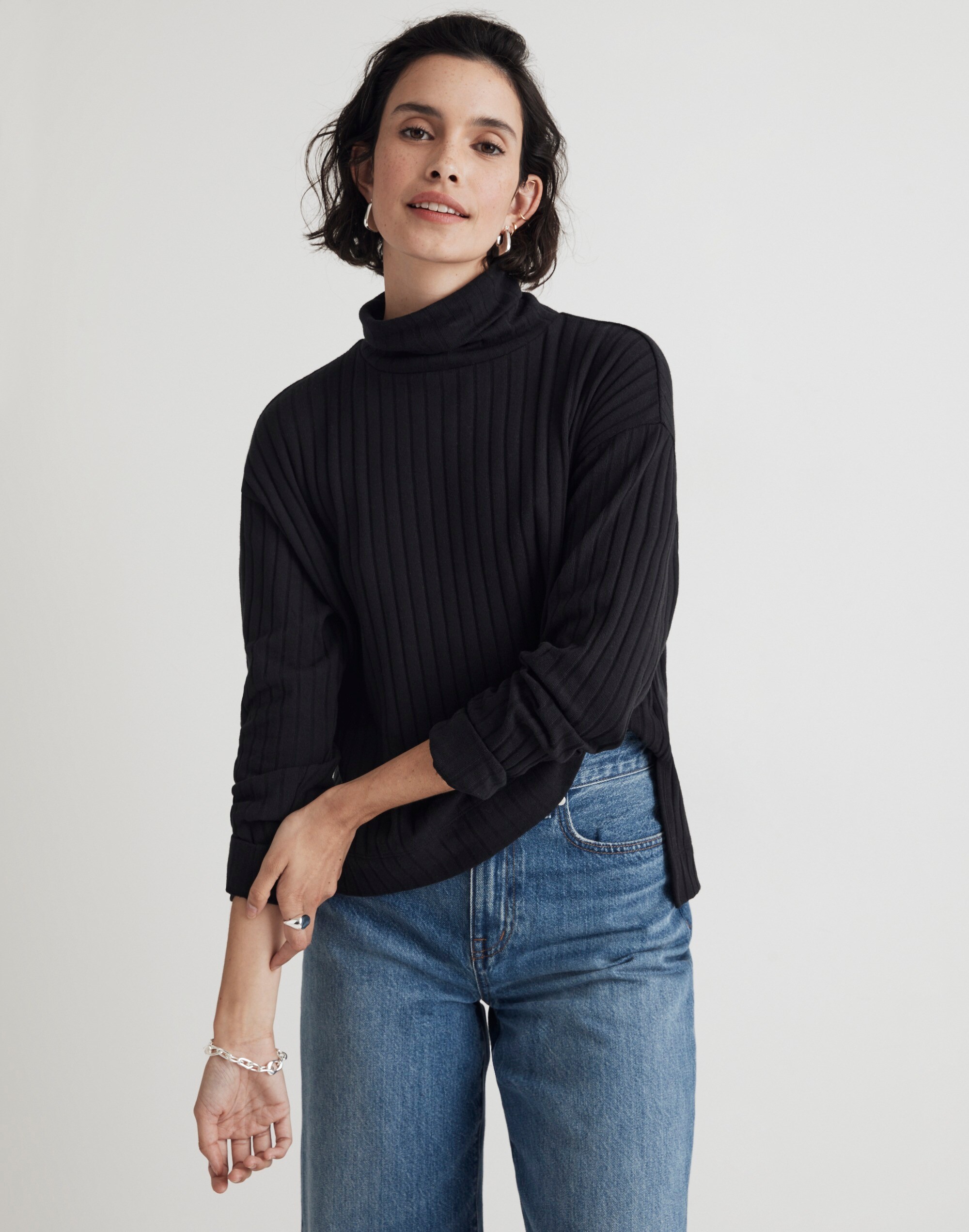 Relaxed Turtleneck Tee