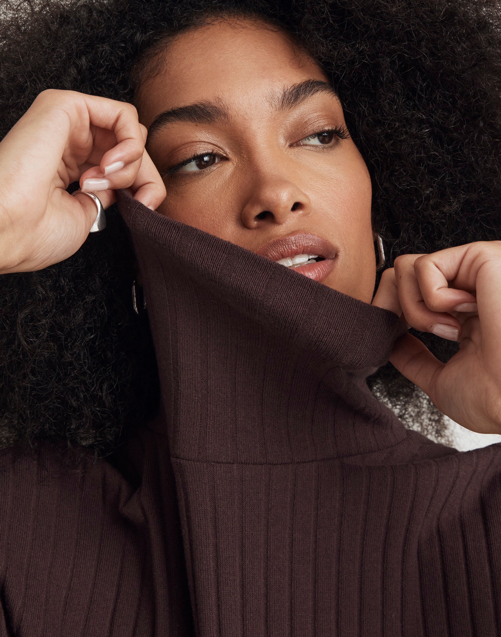 Relaxed Turtleneck Tee