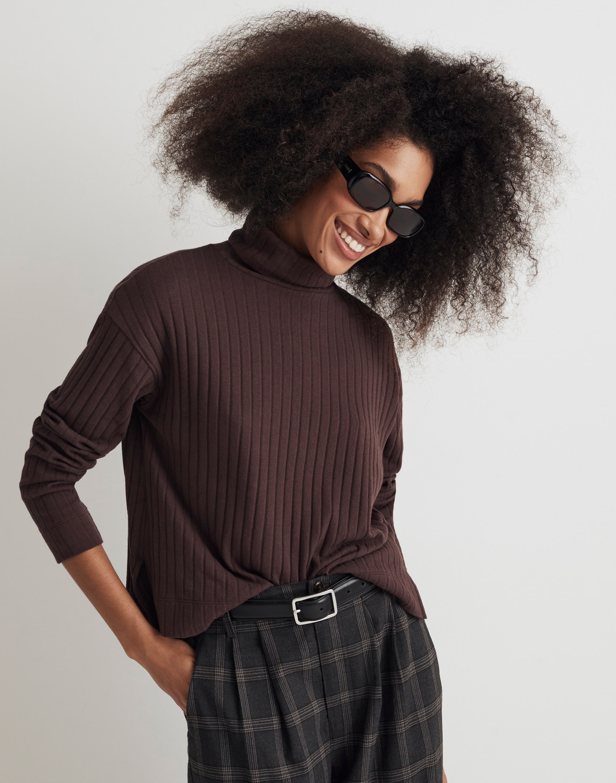 Relaxed Turtleneck Tee