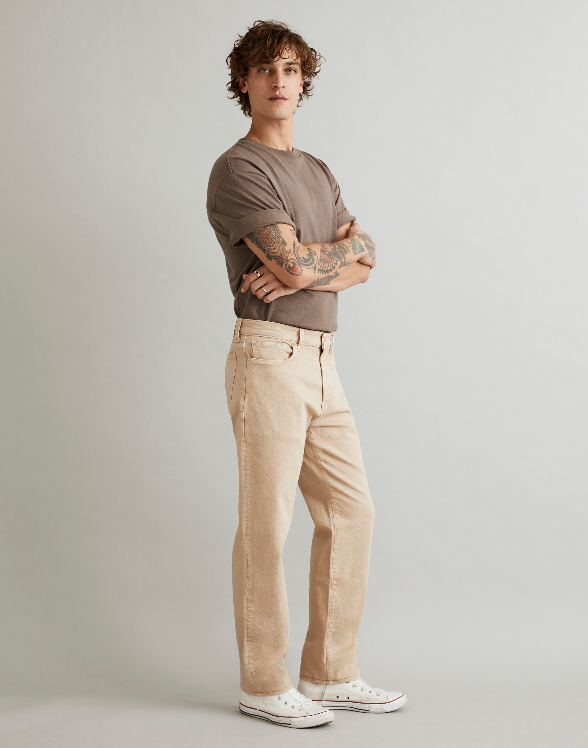 The 1991 Straight-Leg Jean in Matchstick Wash: Garment-Dyed Edition