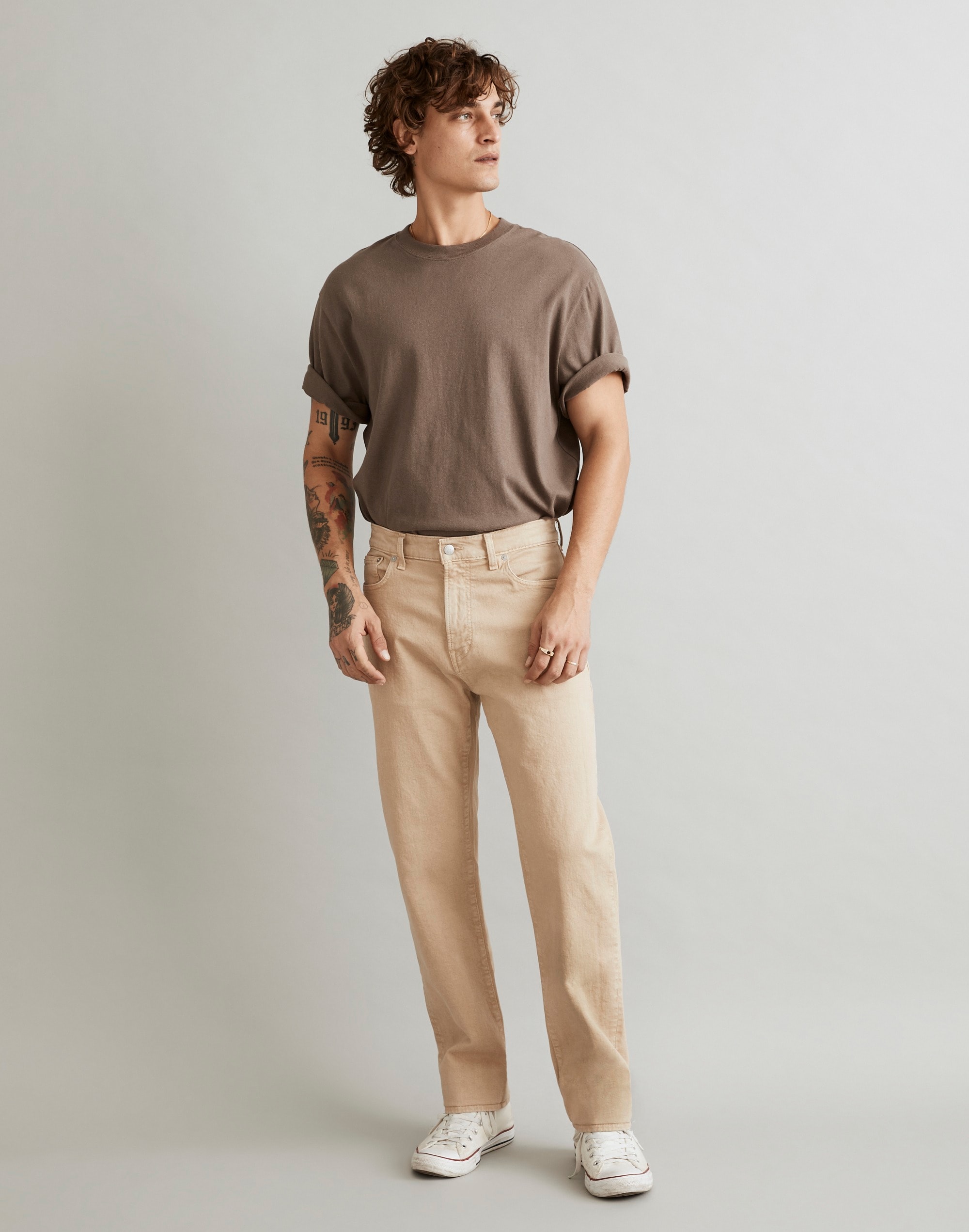 The 1991 Straight-Leg Jean in Matchstick Wash: Garment-Dyed Edition