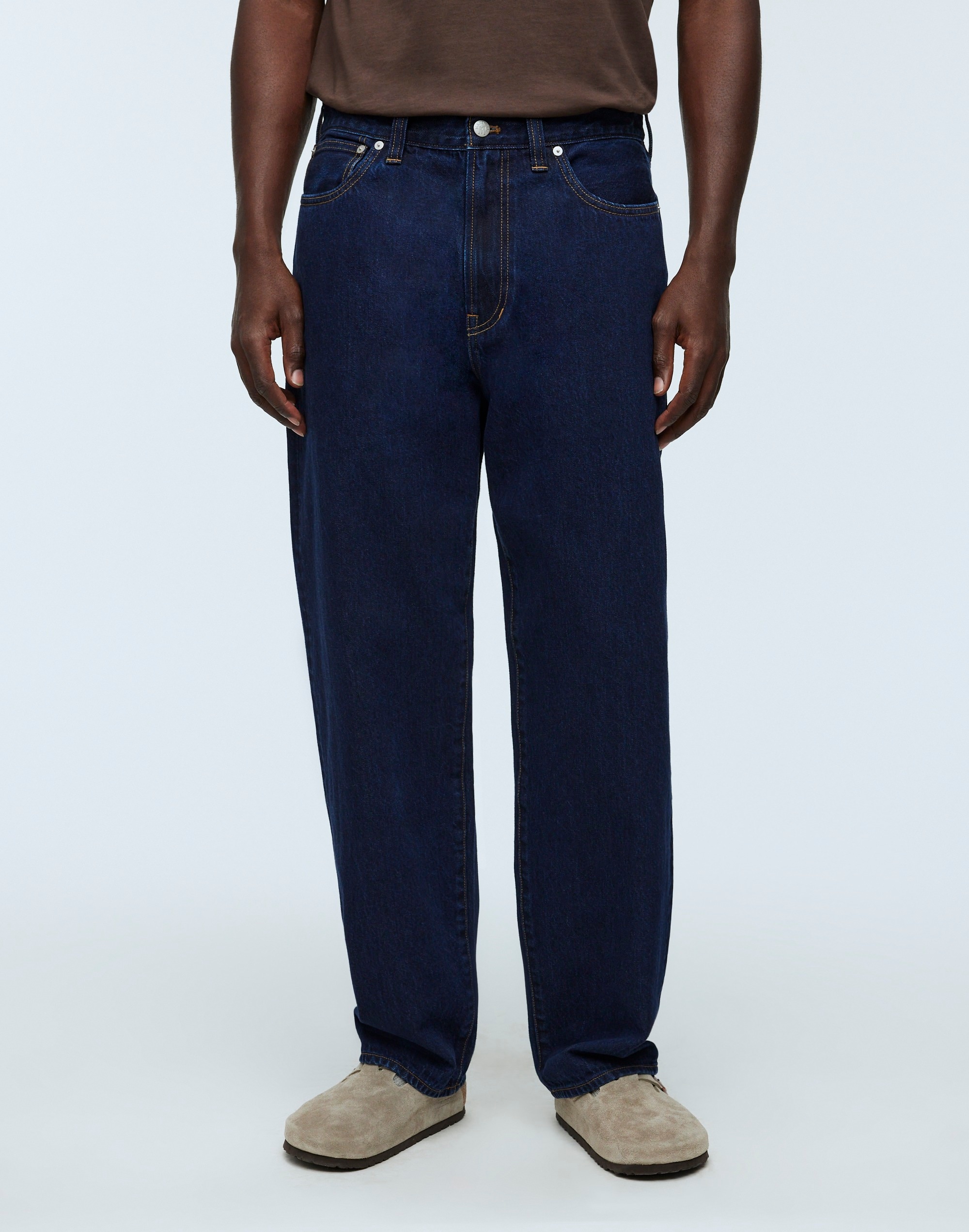 Shop Mw The 1991 Loose Straight Jean In Rinse