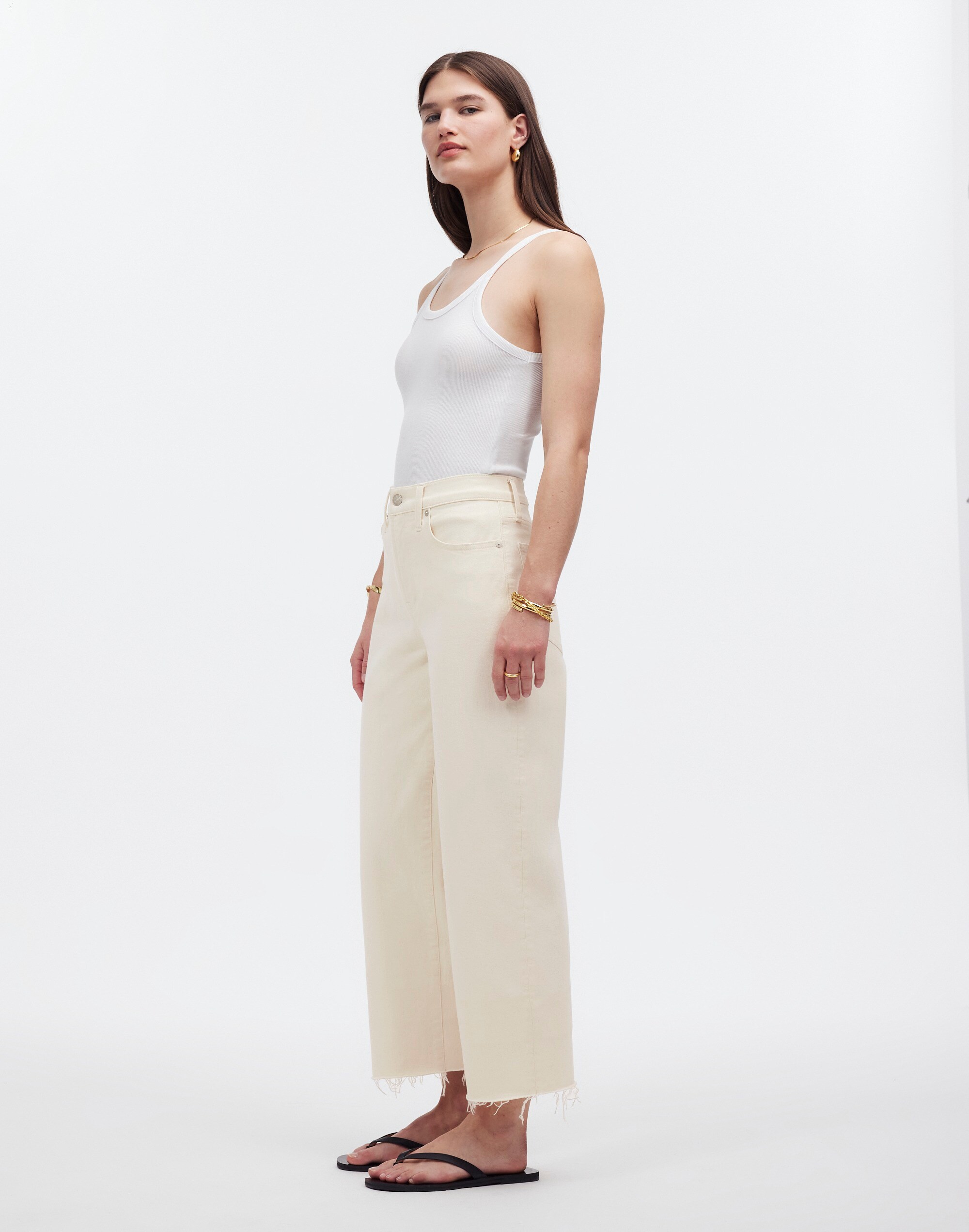 The Petite Perfect Vintage Wide-Leg Crop Jean