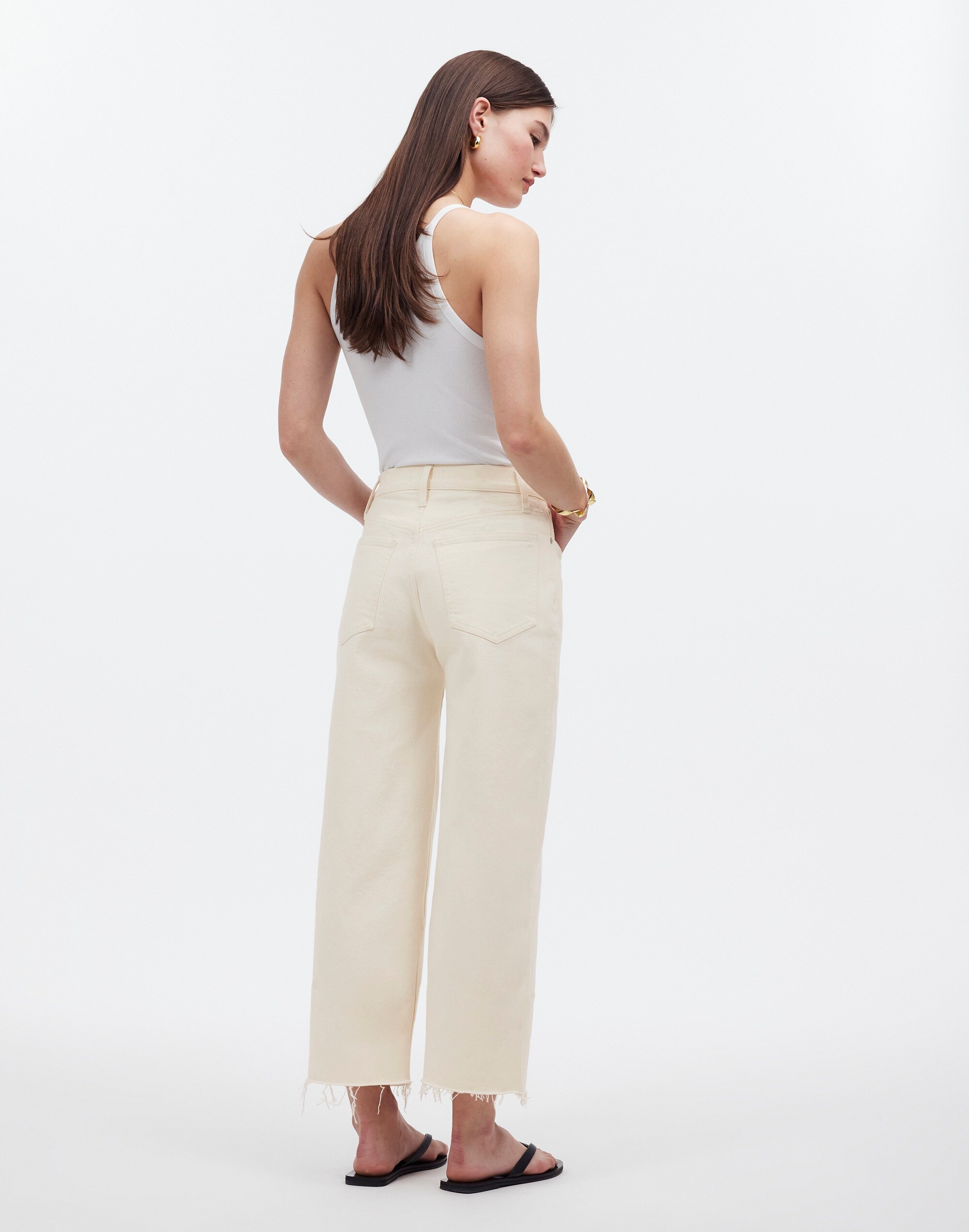The Perfect Vintage Wide-Leg Crop Jean