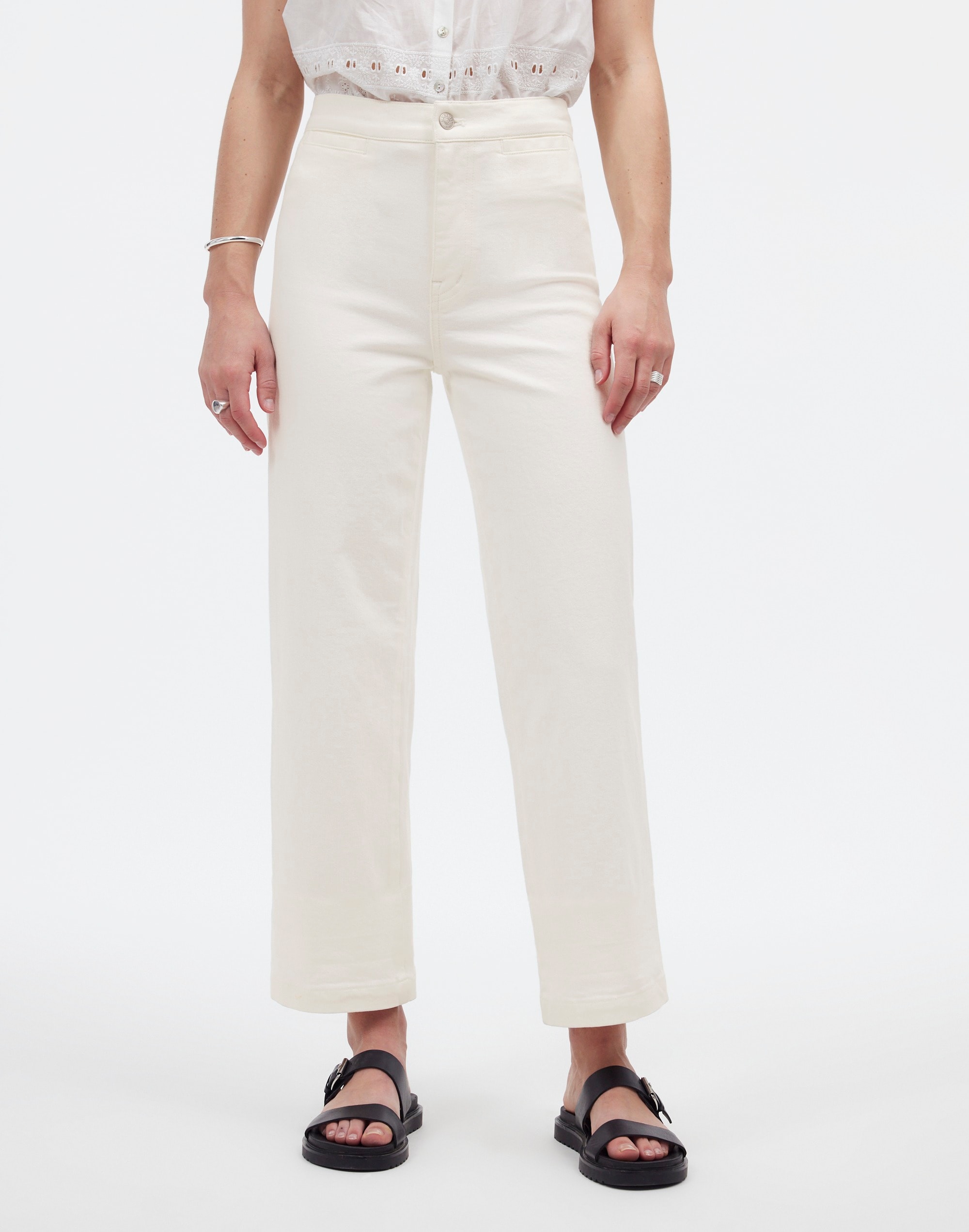 The Emmett Wide-Leg Crop Jean: Welt Pocket Edition