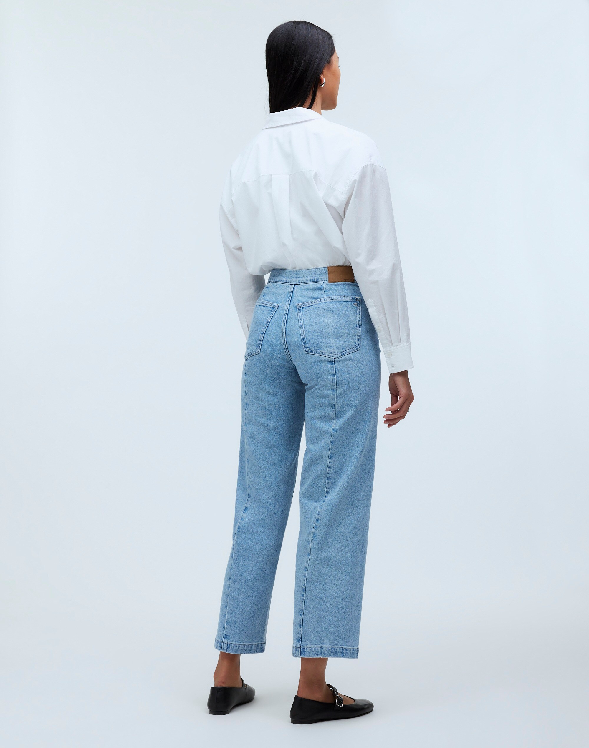 The Emmett Wide-Leg Crop Jean: Welt Pocket Edition