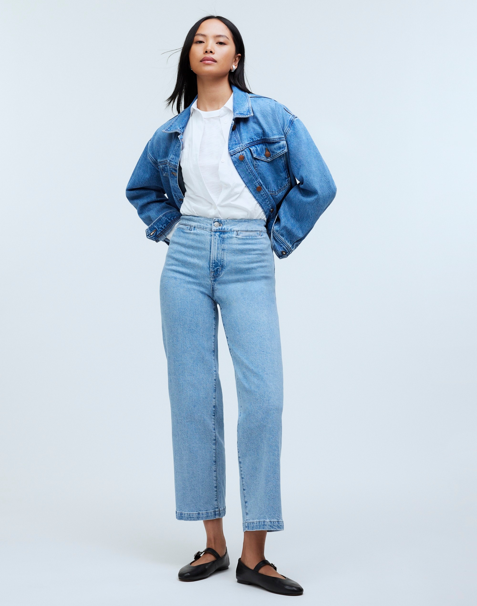 The Emmett Wide-Leg Crop Jean: Welt Pocket Edition