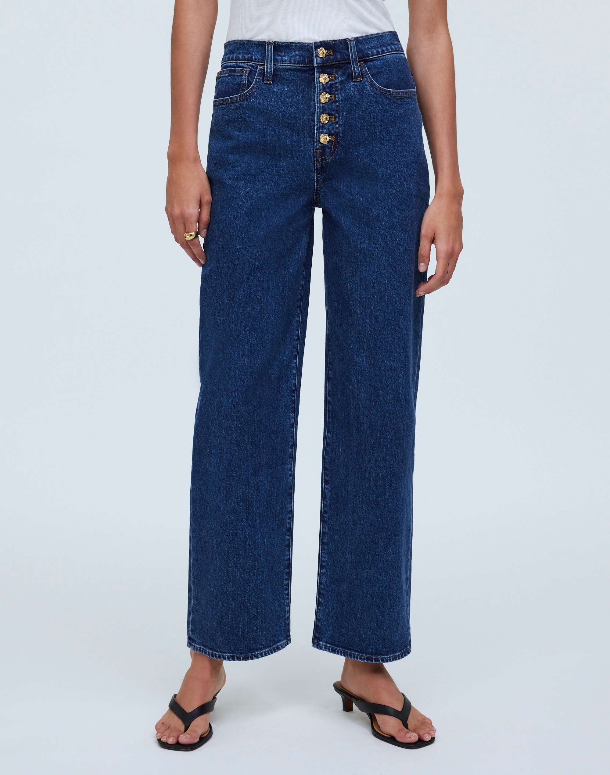 The Perfect Vintage Wide-Leg Crop Jean