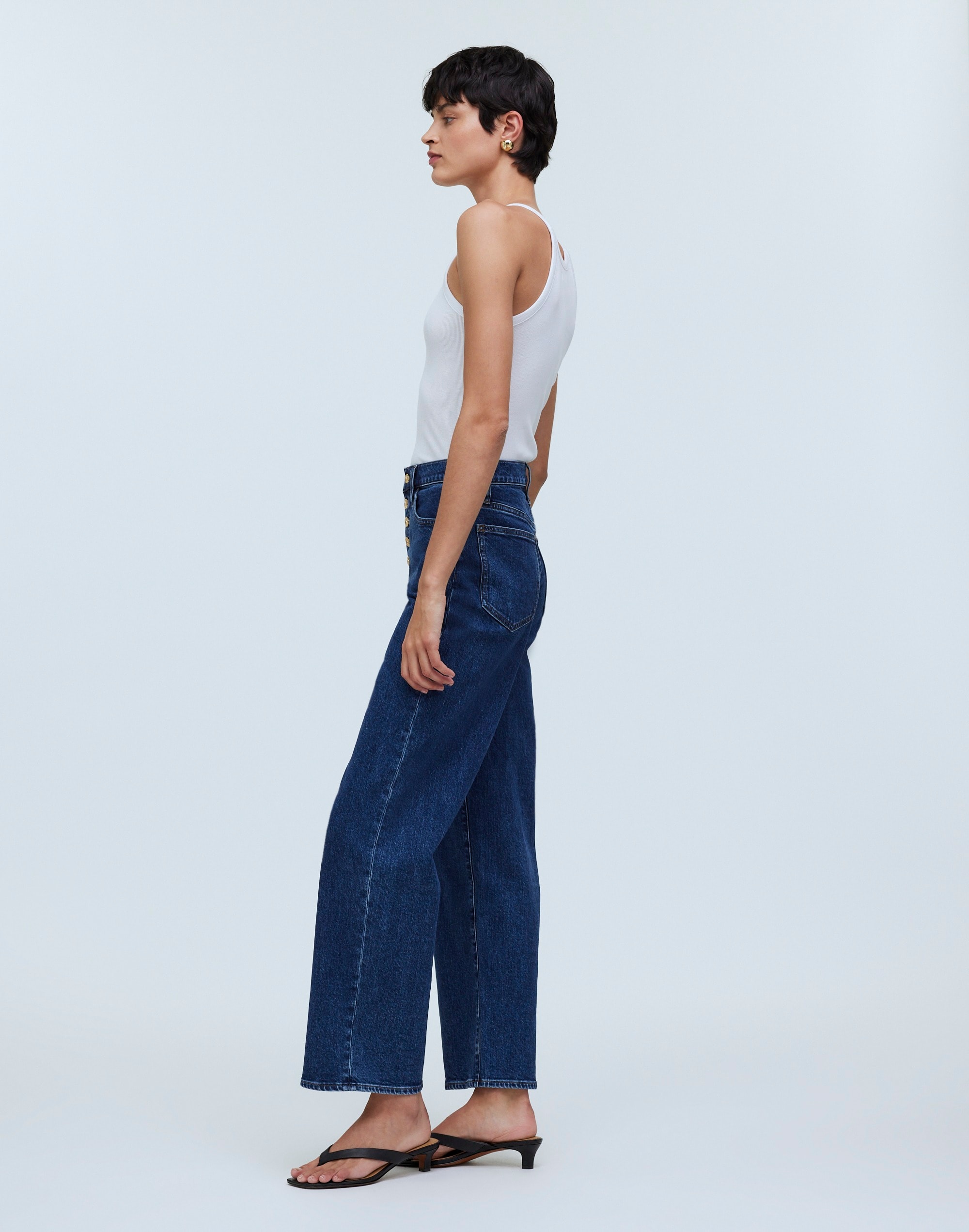 The Perfect Vintage Wide-Leg Crop Jean