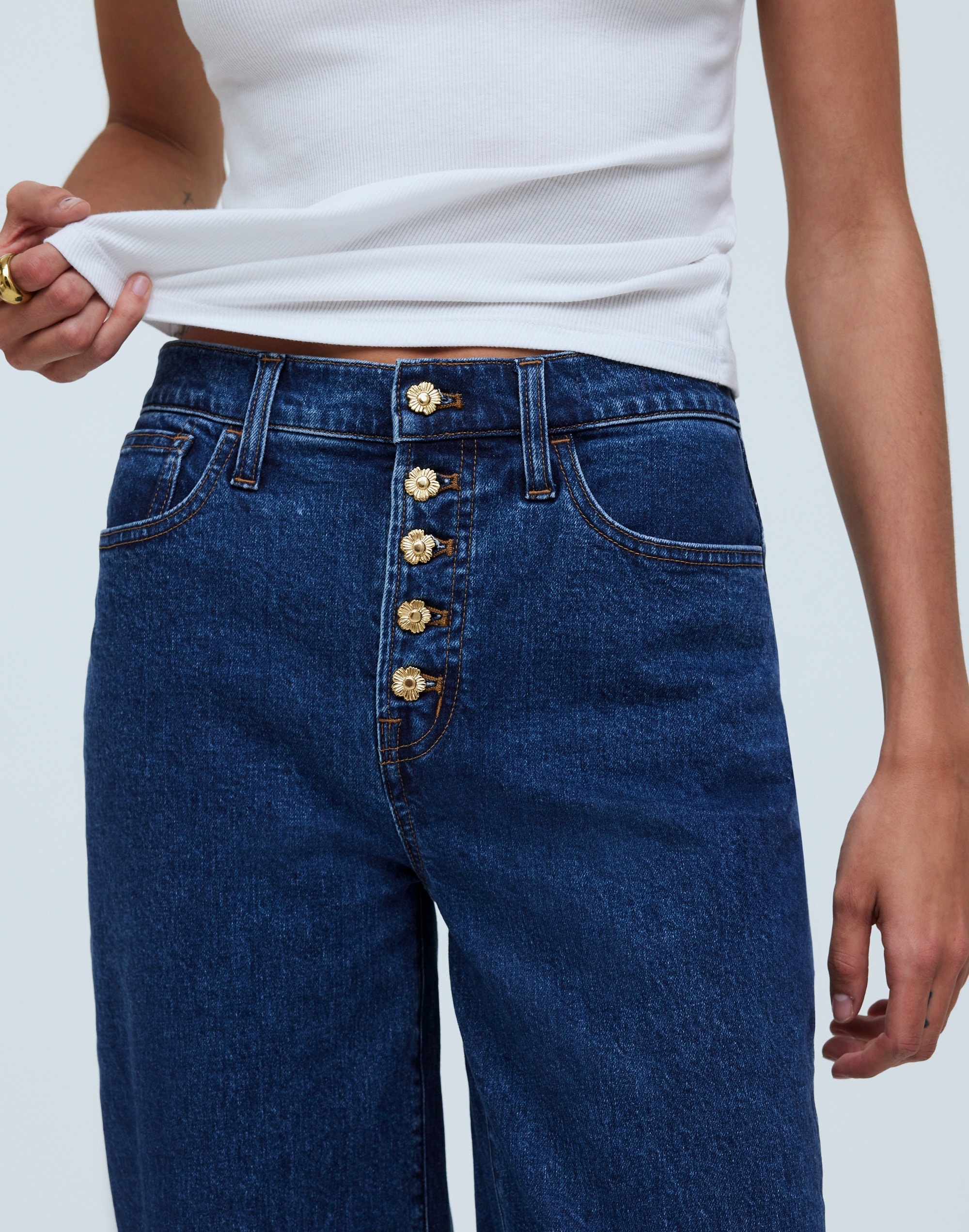 The Perfect Vintage Wide-Leg Crop Jean