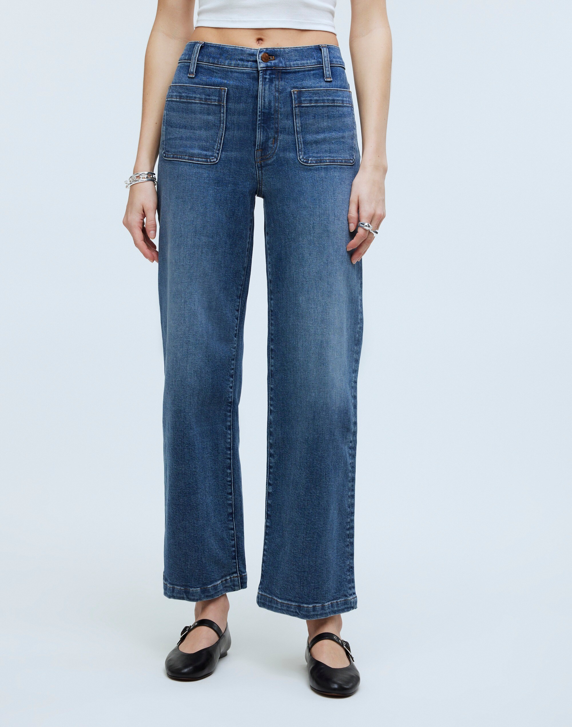 The Tall Perfect Vintage Wide-Leg Crop Jean