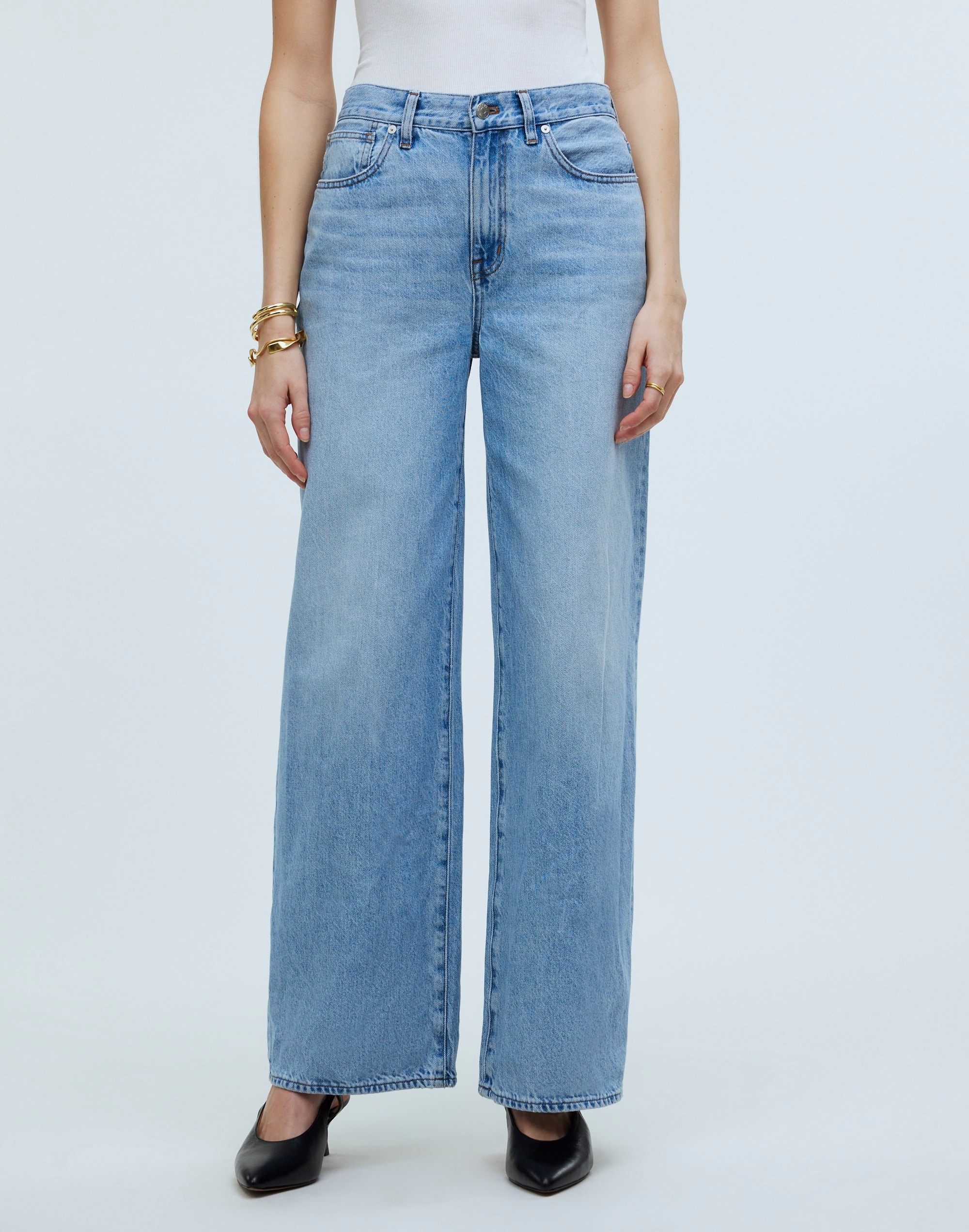 Superwide-Leg Jeans in Ahern Wash: Airy Denim Edition