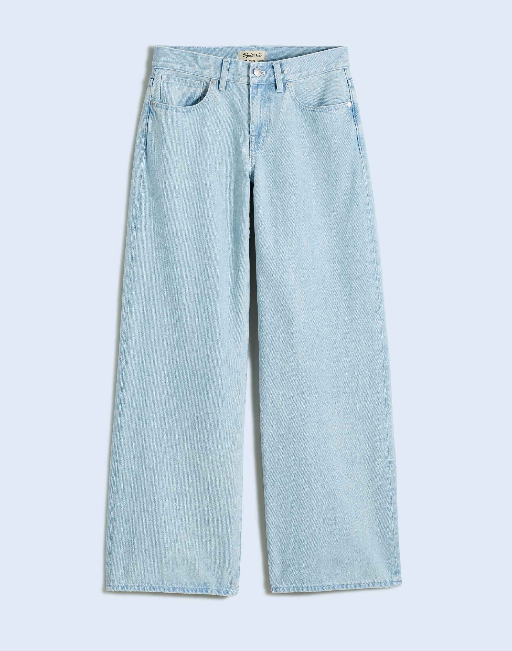 Low-Rise Superwide-Leg Jeans