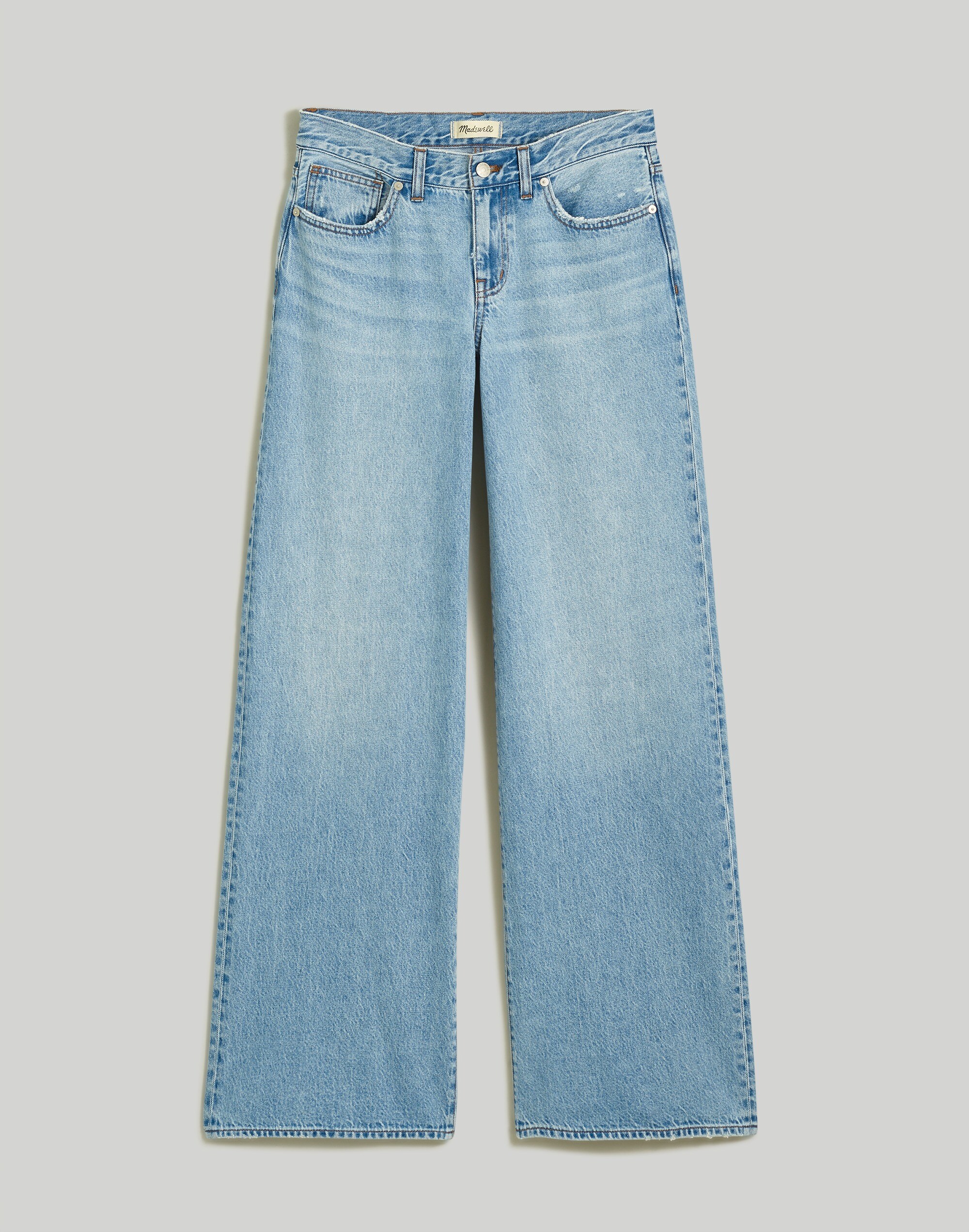 Low-Rise Superwide-Leg Jeans