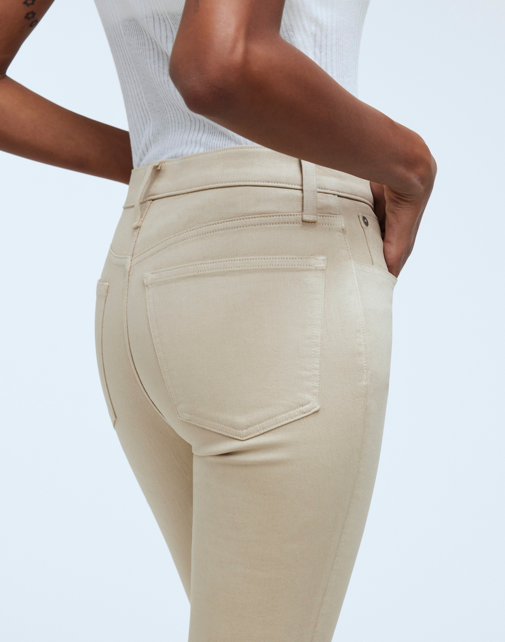 Kick Out Crop Jeans: Coated Edition