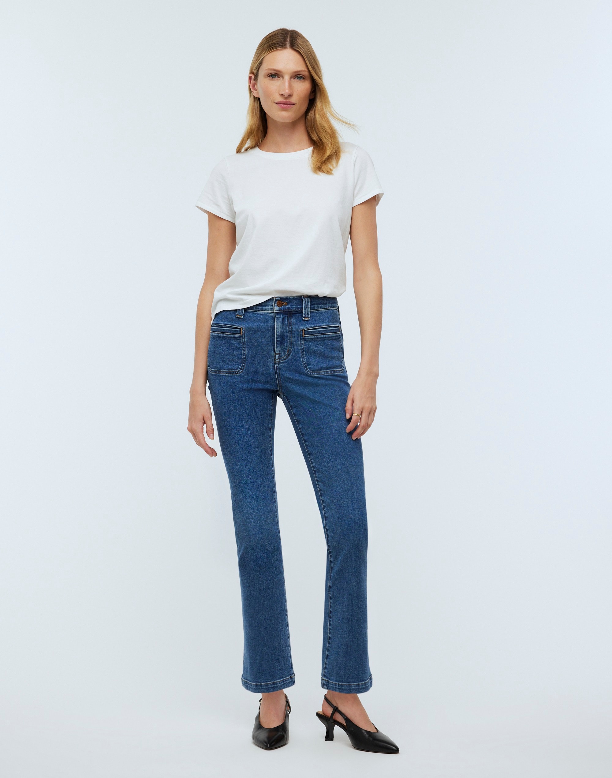 Mw Kick Out Crop Jeans In Elkton Wash