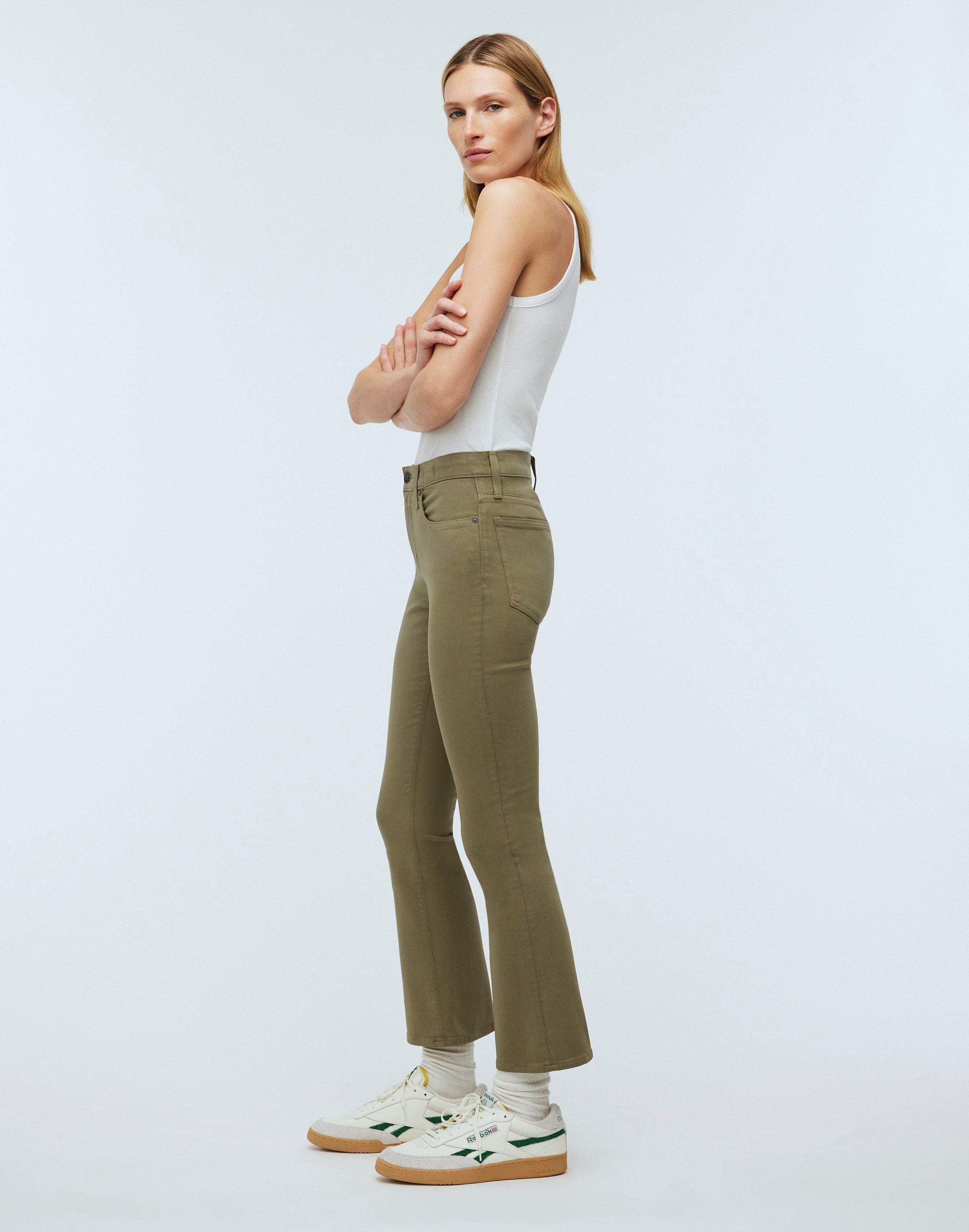 Kick Out Crop Jeans: Coated Edition