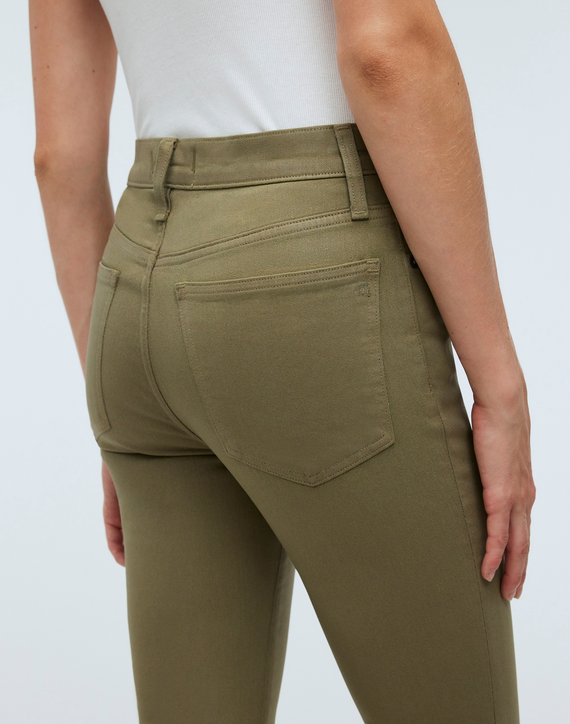 Kick Out Crop Jeans: Coated Edition