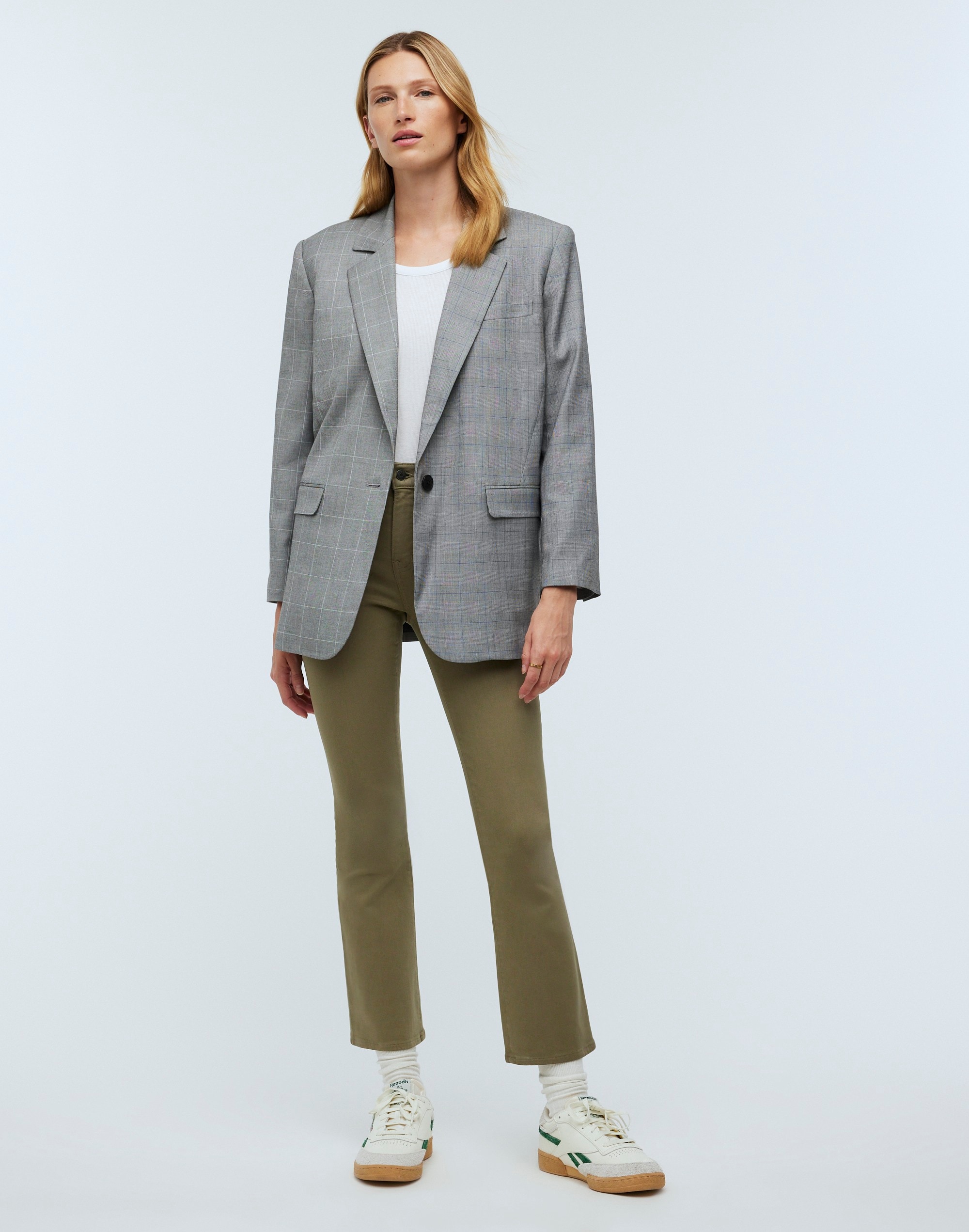 kick out crop jeans: coated edition