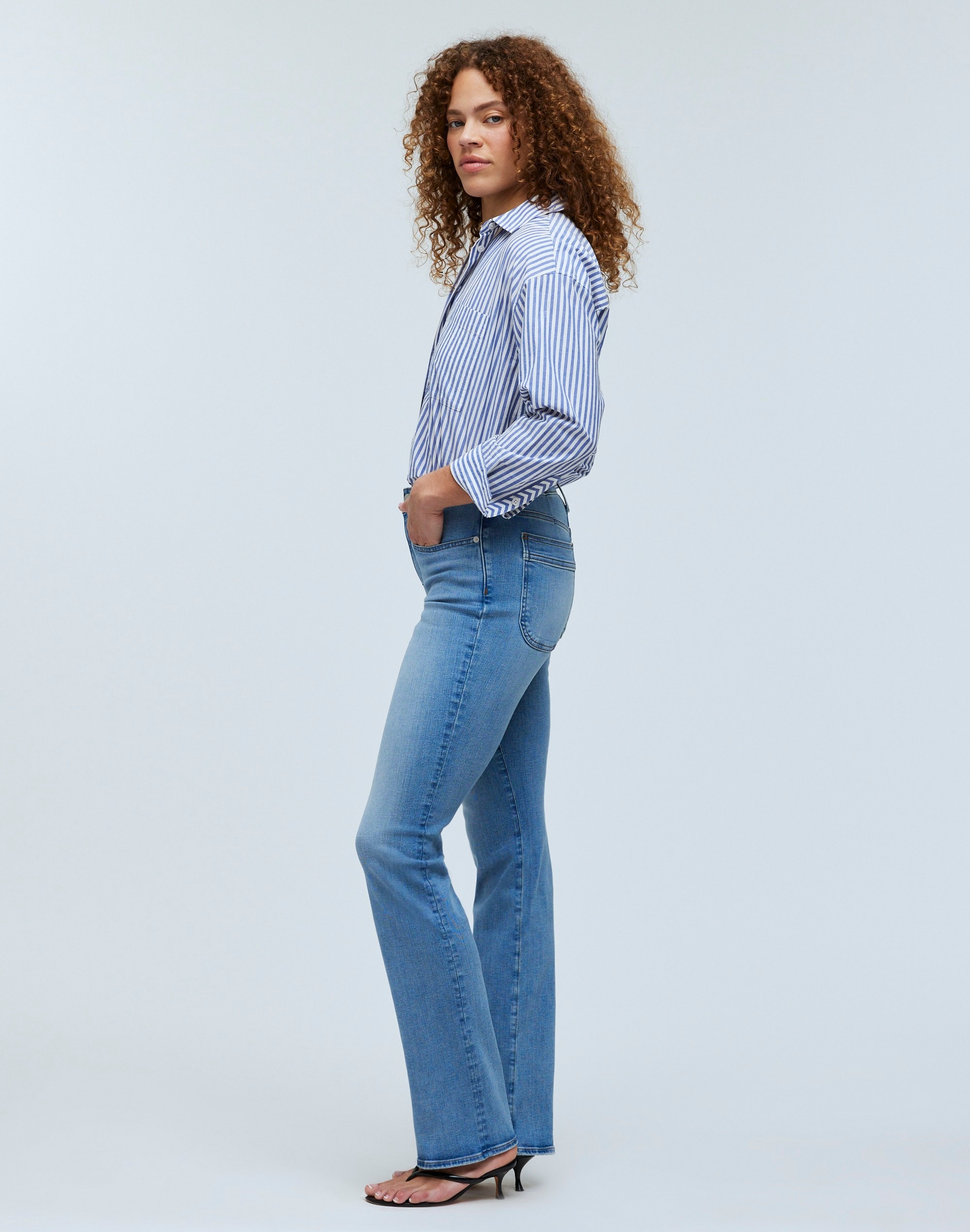 Petite Kick Out Full-Length Jeans
