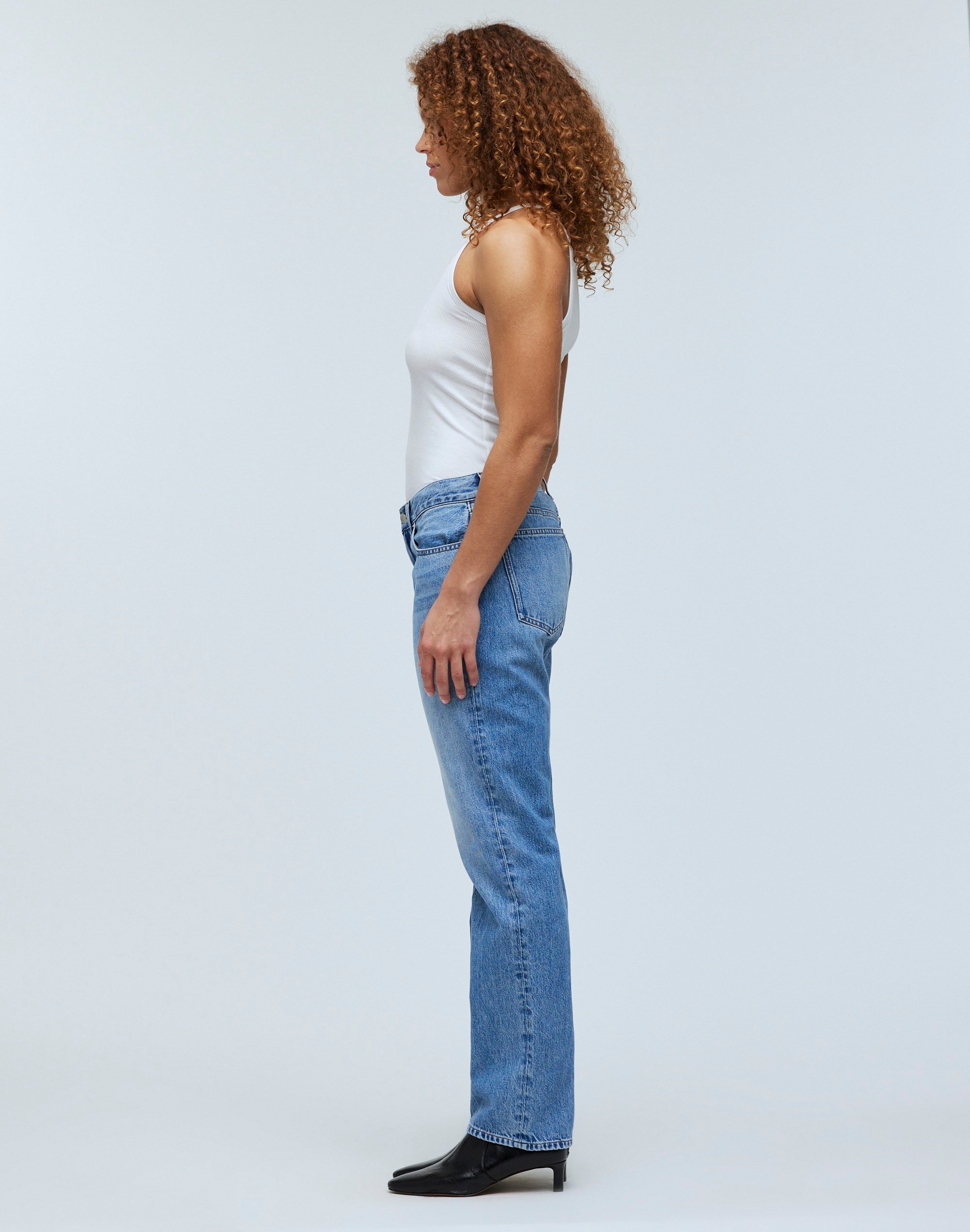 The Low-Rise '90s Straight Jean Arlee Wash
