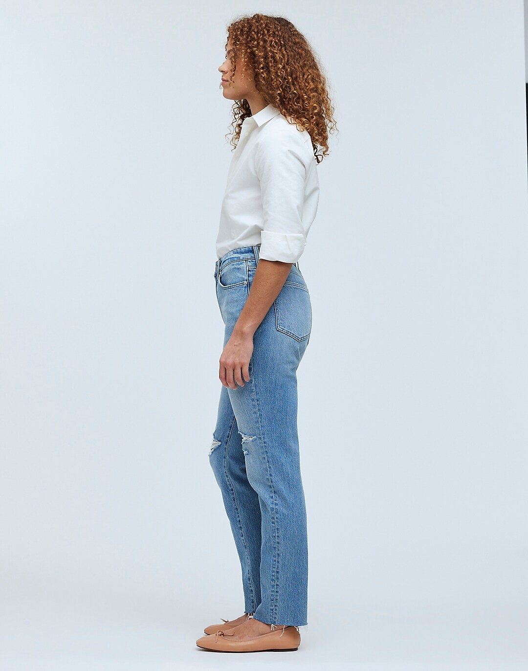 Levi's High Waisted Tapered Corduroy Mom Jeans Light Wash Size 28